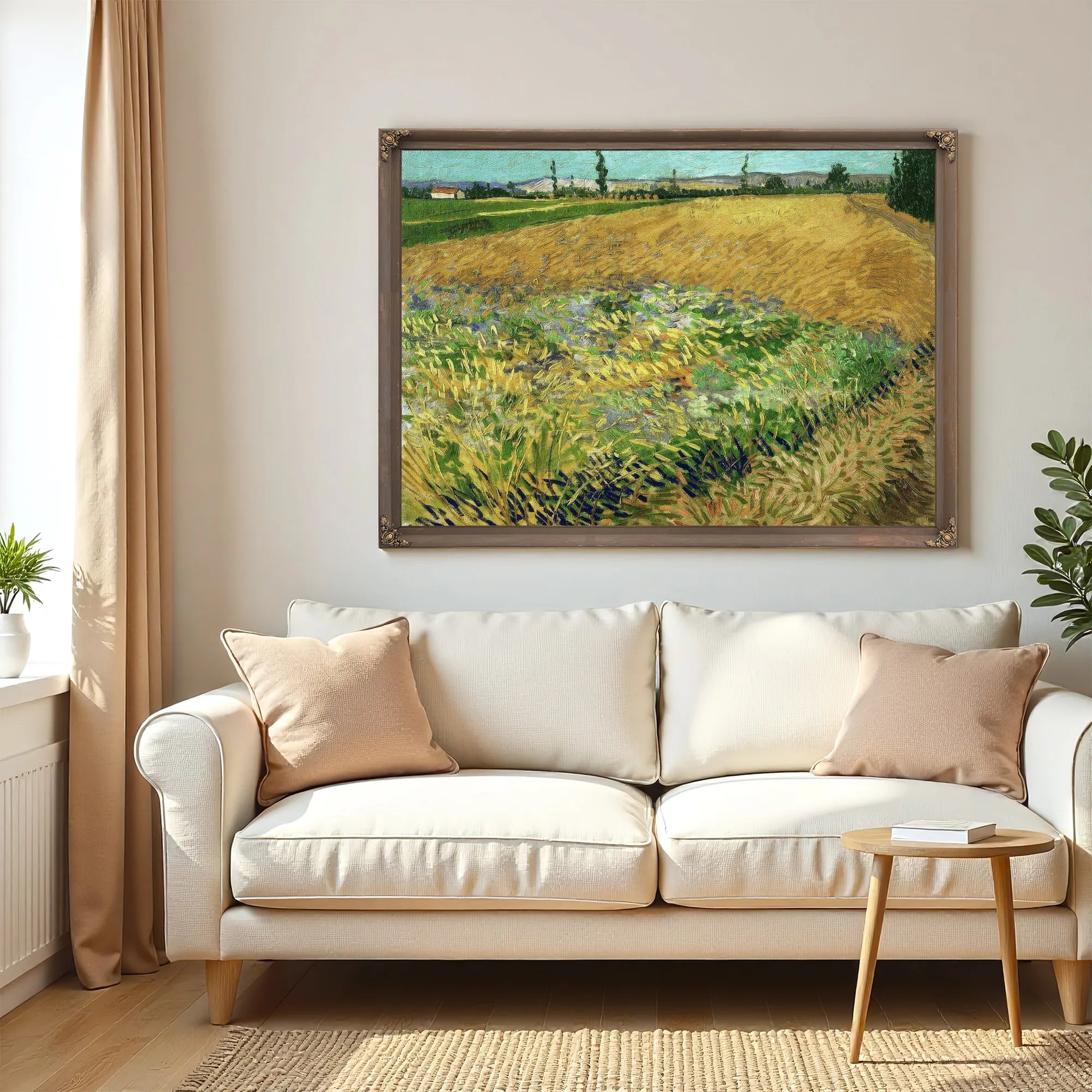 Wheatfield 2 By Vincent Van Gogh Fine Art Print