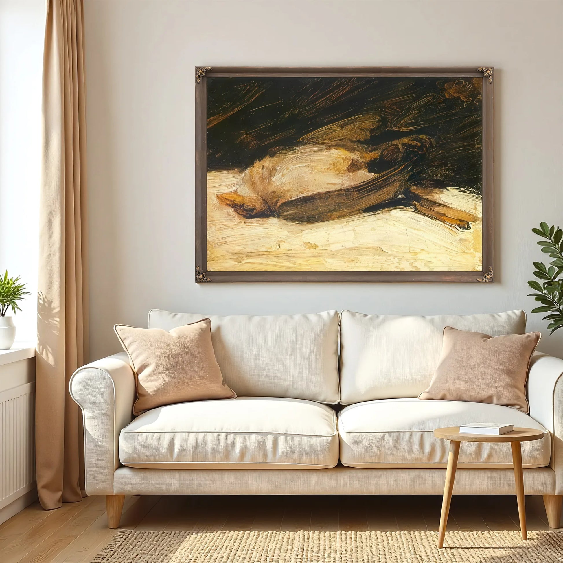 The Dead Sparrow By Franz Marc Fine Art Print