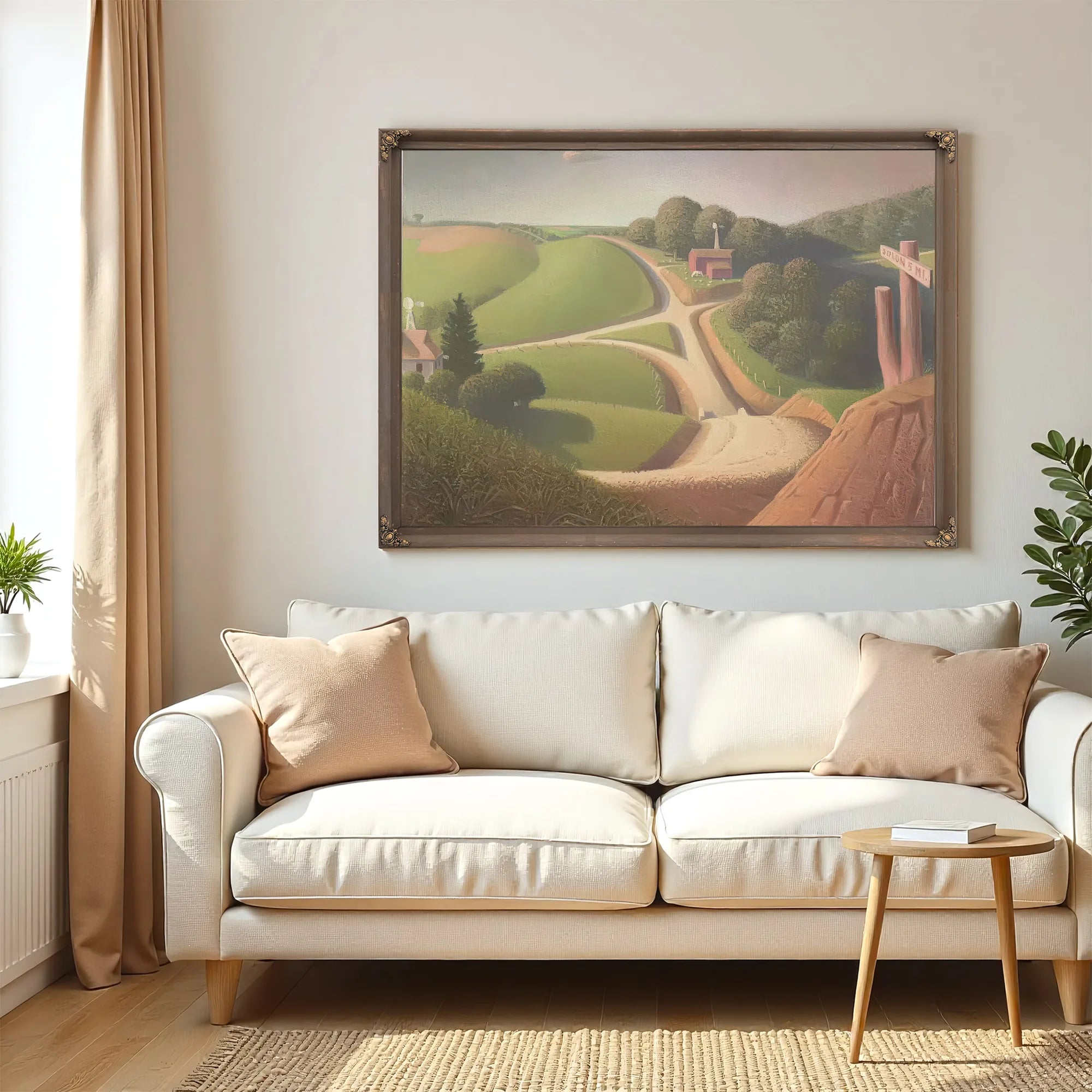 New Road By Grant Wood Fine Art Print
