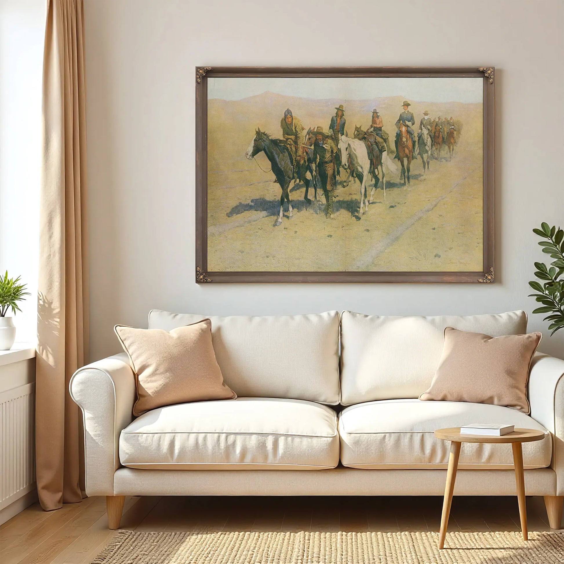 Pony Tracks In The Buffalo Trails by Frederic Remington