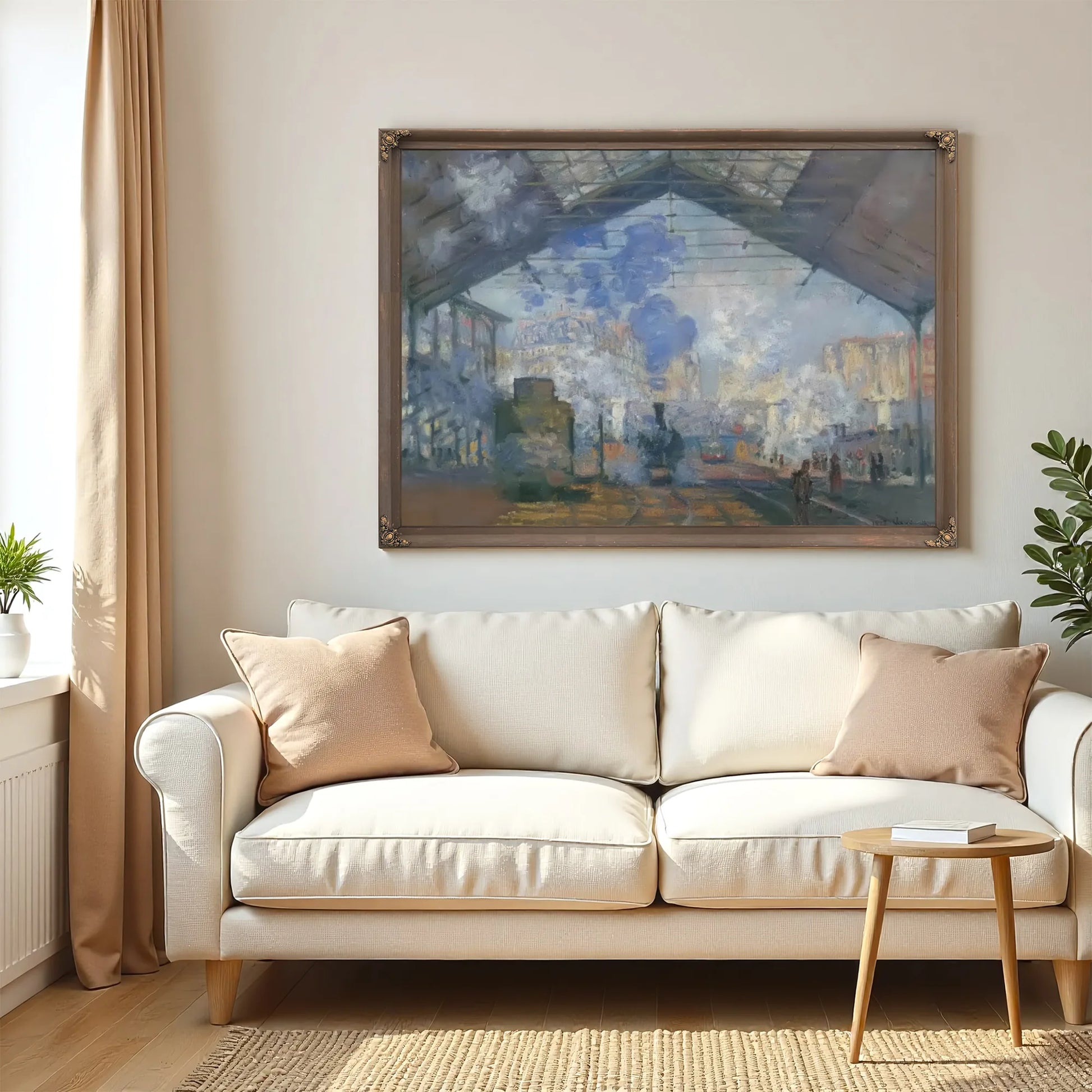 Gare Saint Lazare Paris By Claude Monet Fine Art Print