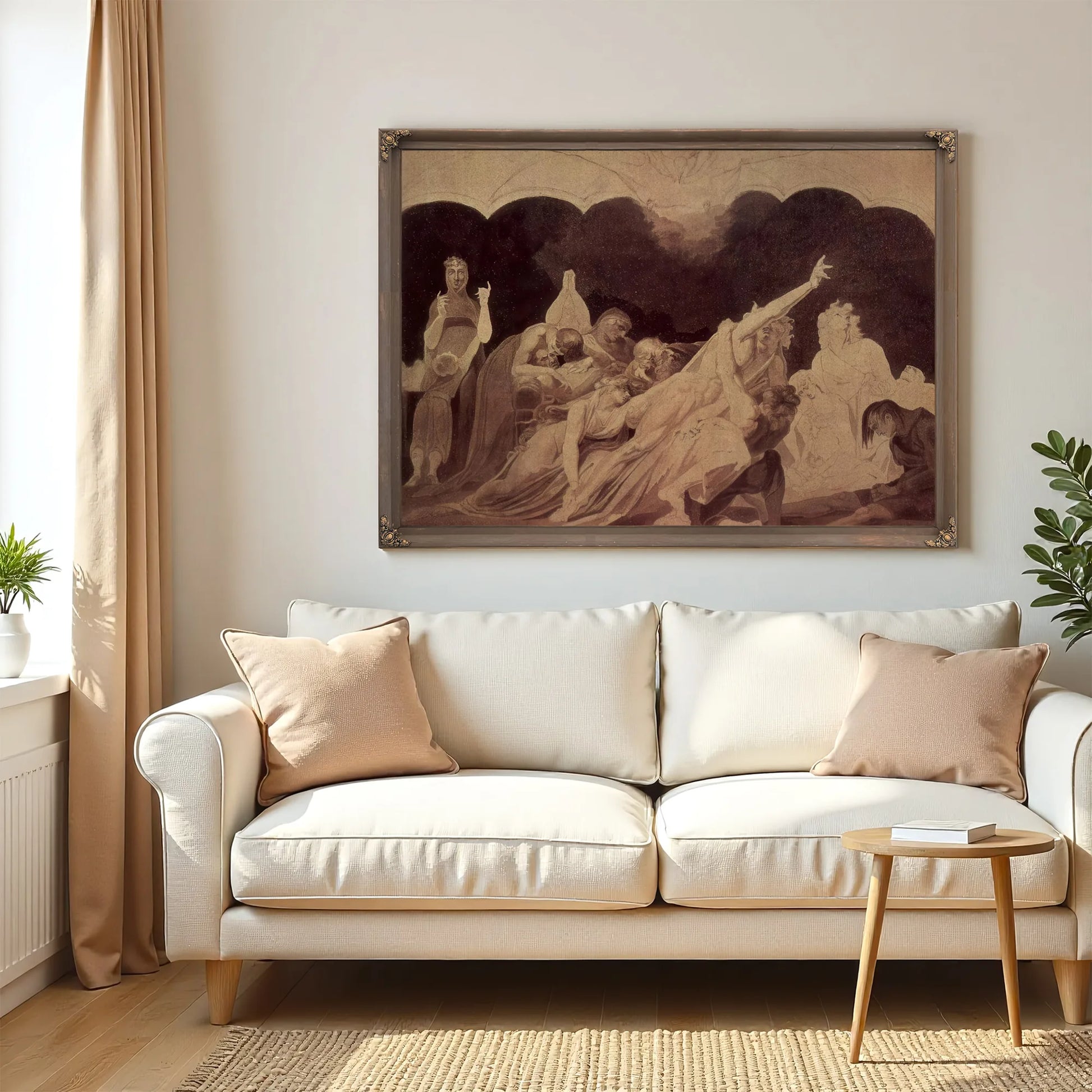 The Vision In The Asylum By Henry Fuseli Fine Art Print