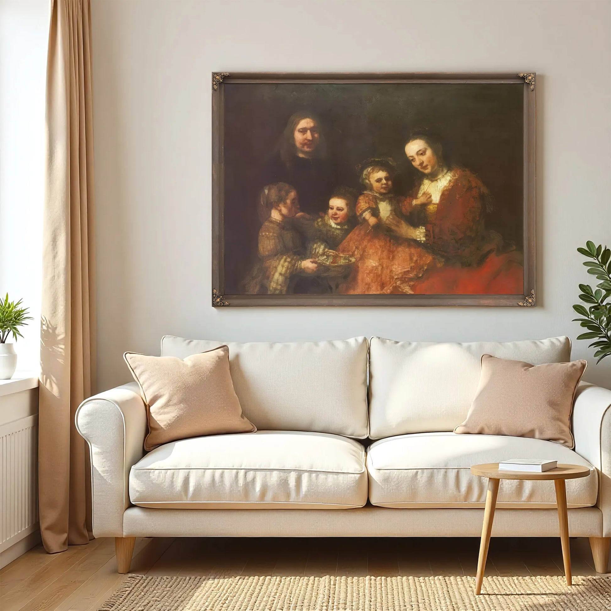 Family Group,C By Rembrandt Fine Art Print