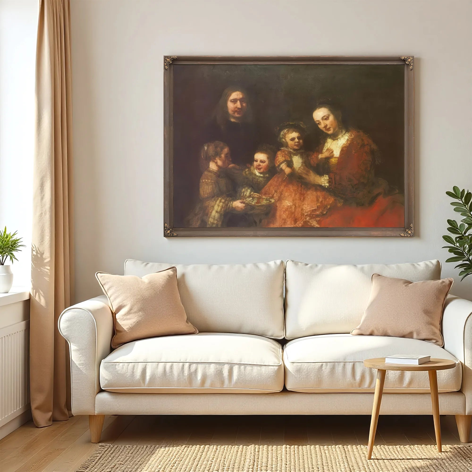 Family Group,C By Rembrandt Fine Art Print