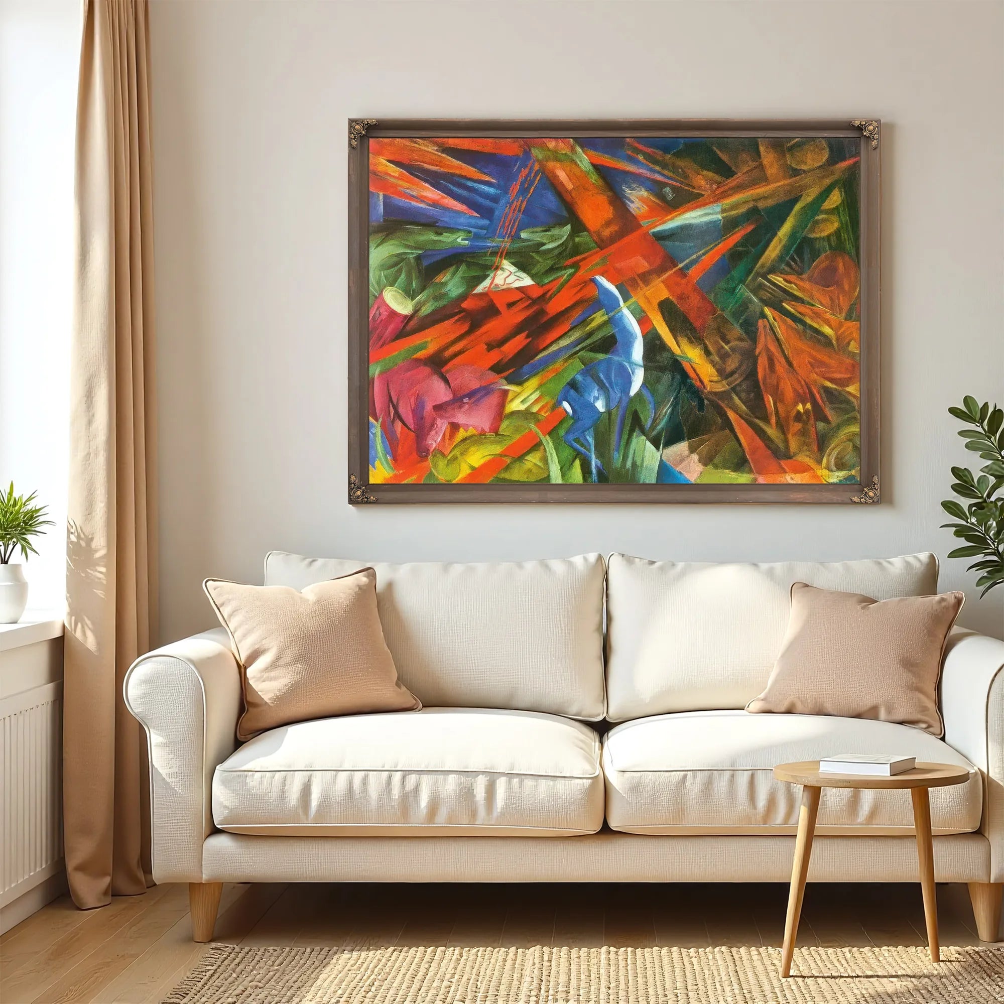 Animal Fates (The Trees Show Their Rings) By Franz Marc Fine Art Print