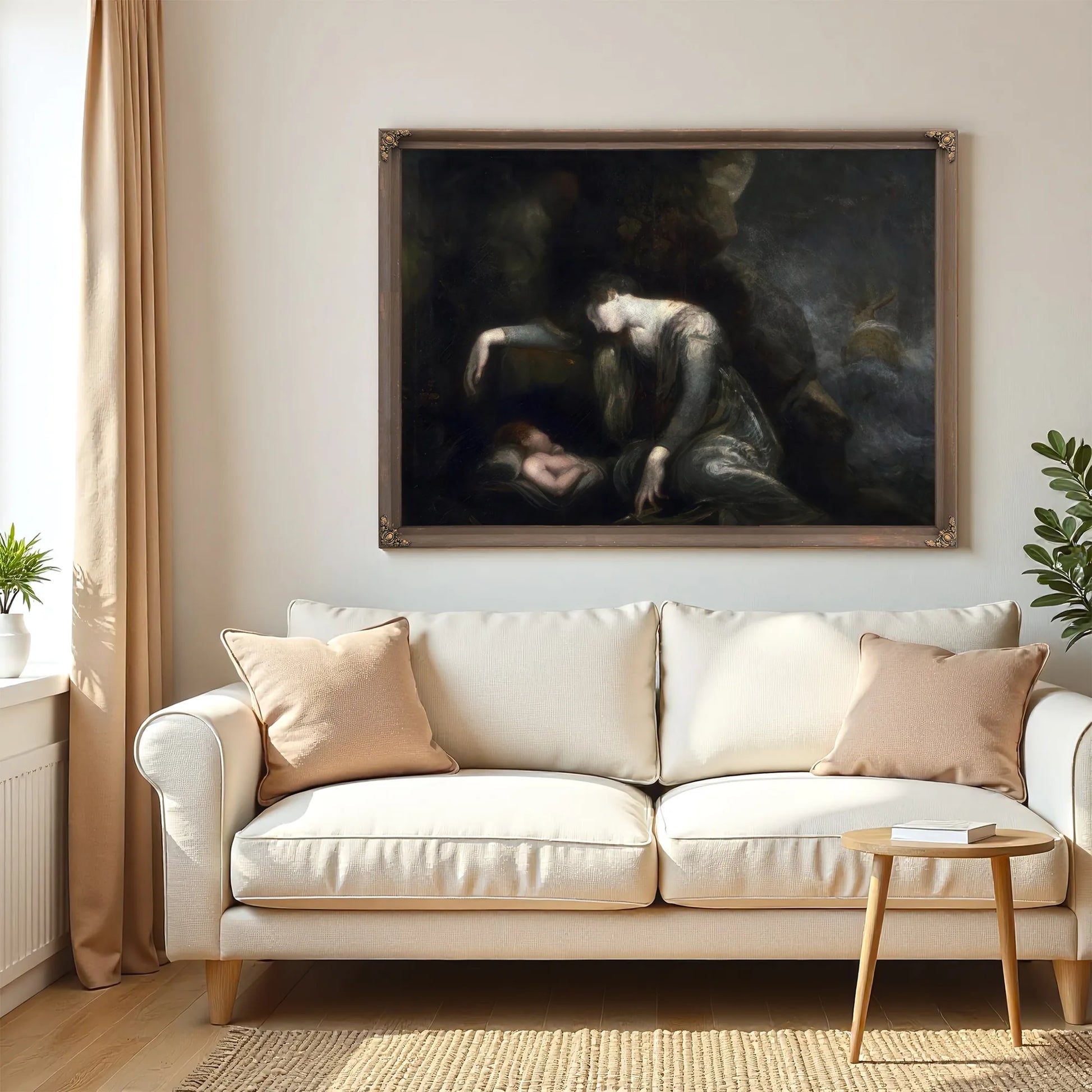 Danae And Perseus On Seriphos By Henry Fuseli Fine Art Print