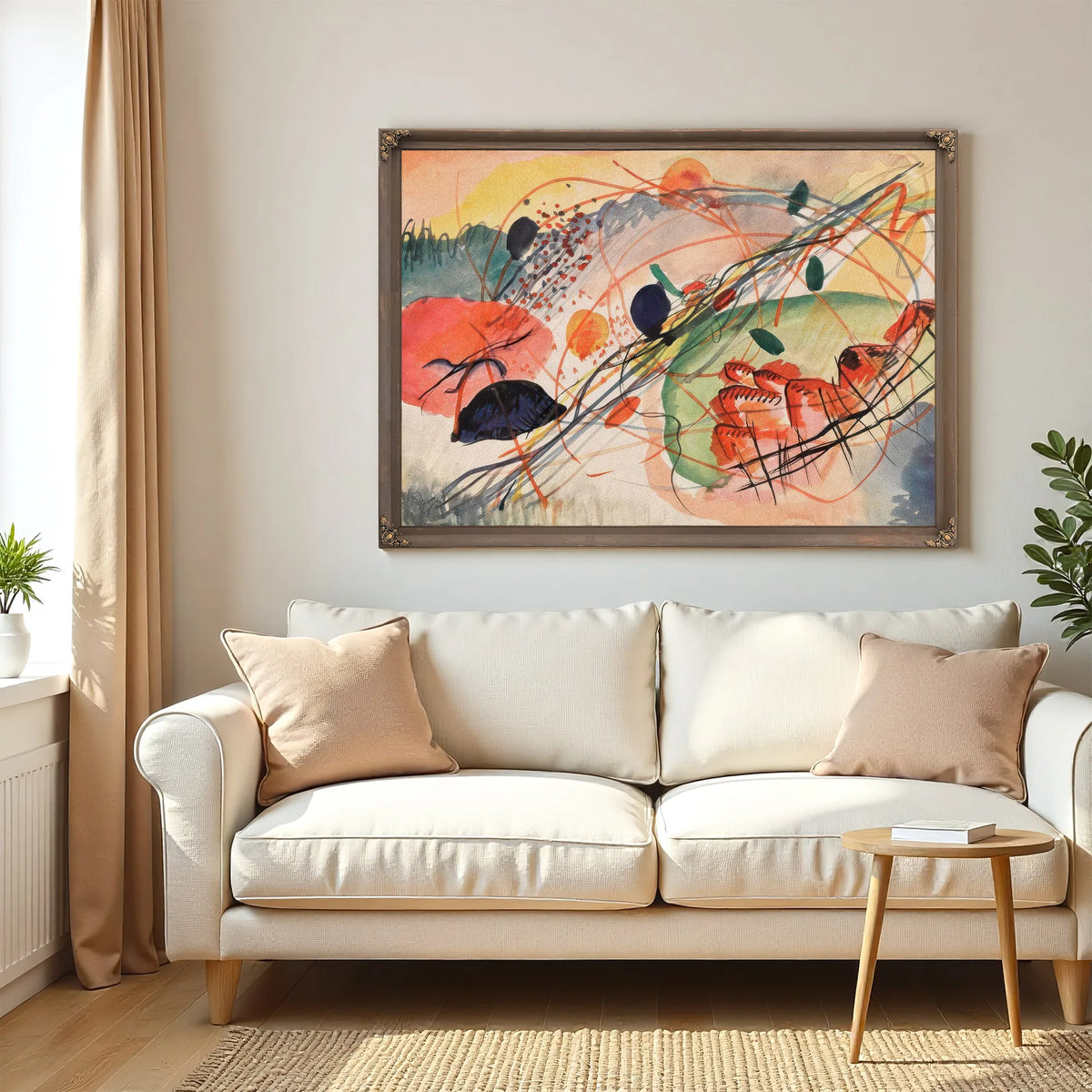 Watercolor 6 1911 By Wassily Kandinsky Fine Art Print