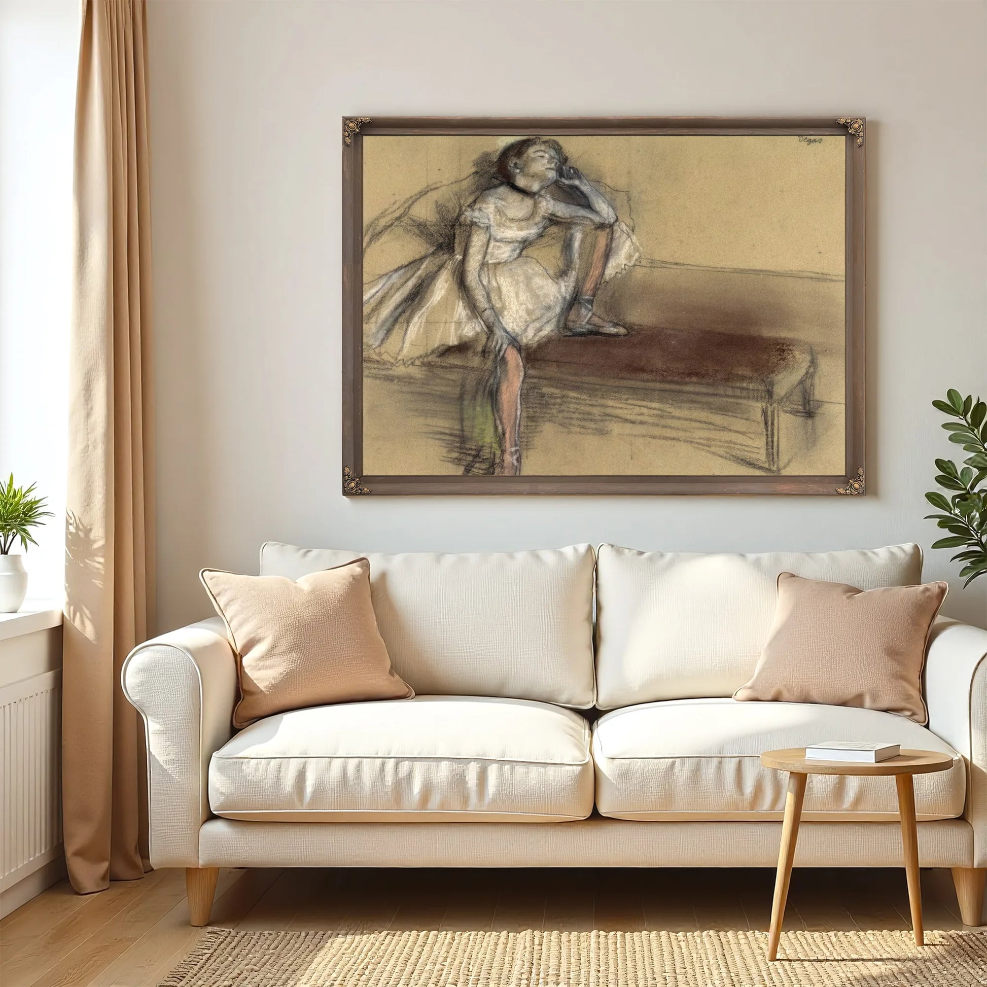 A. Coryphee Resting By Edgar Degas Fine Art Print