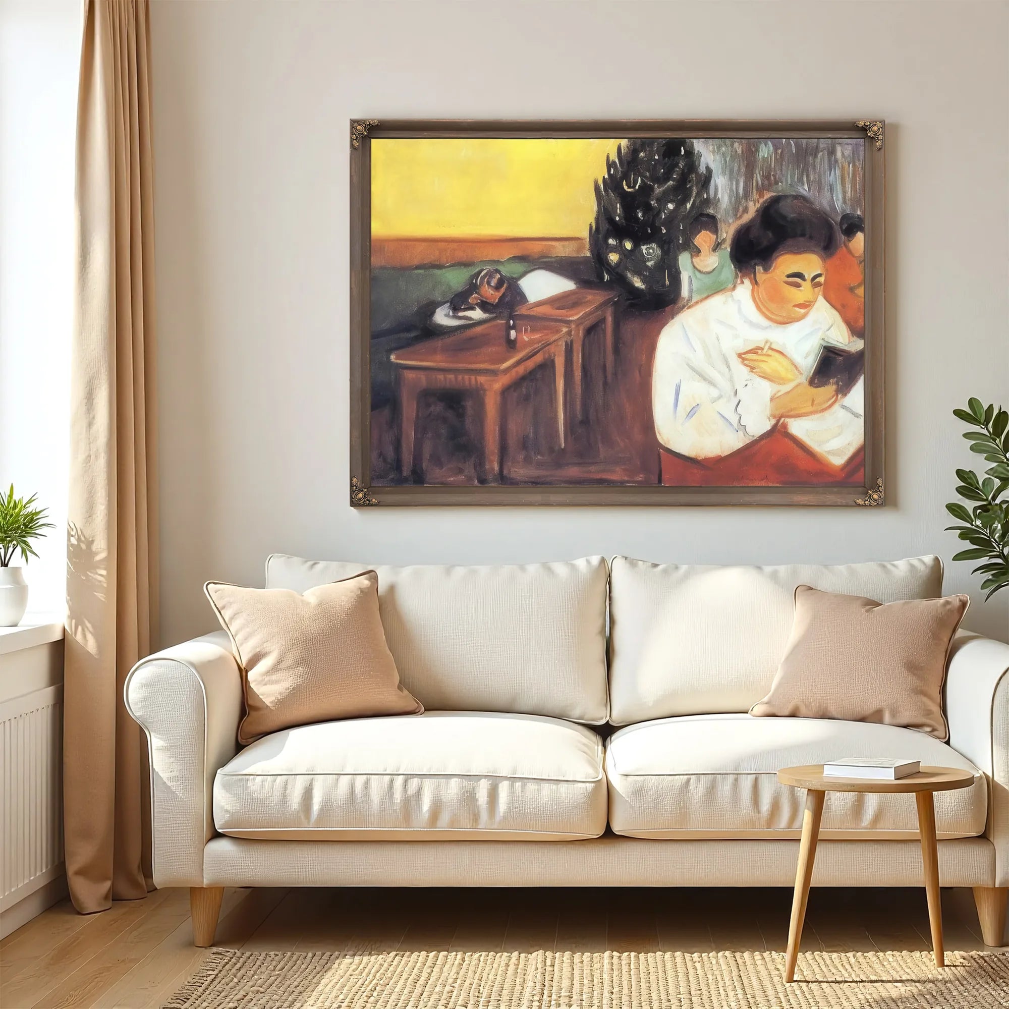 Christmas In The Brothel 1904 05 By Edvard Munch Fine Art Print