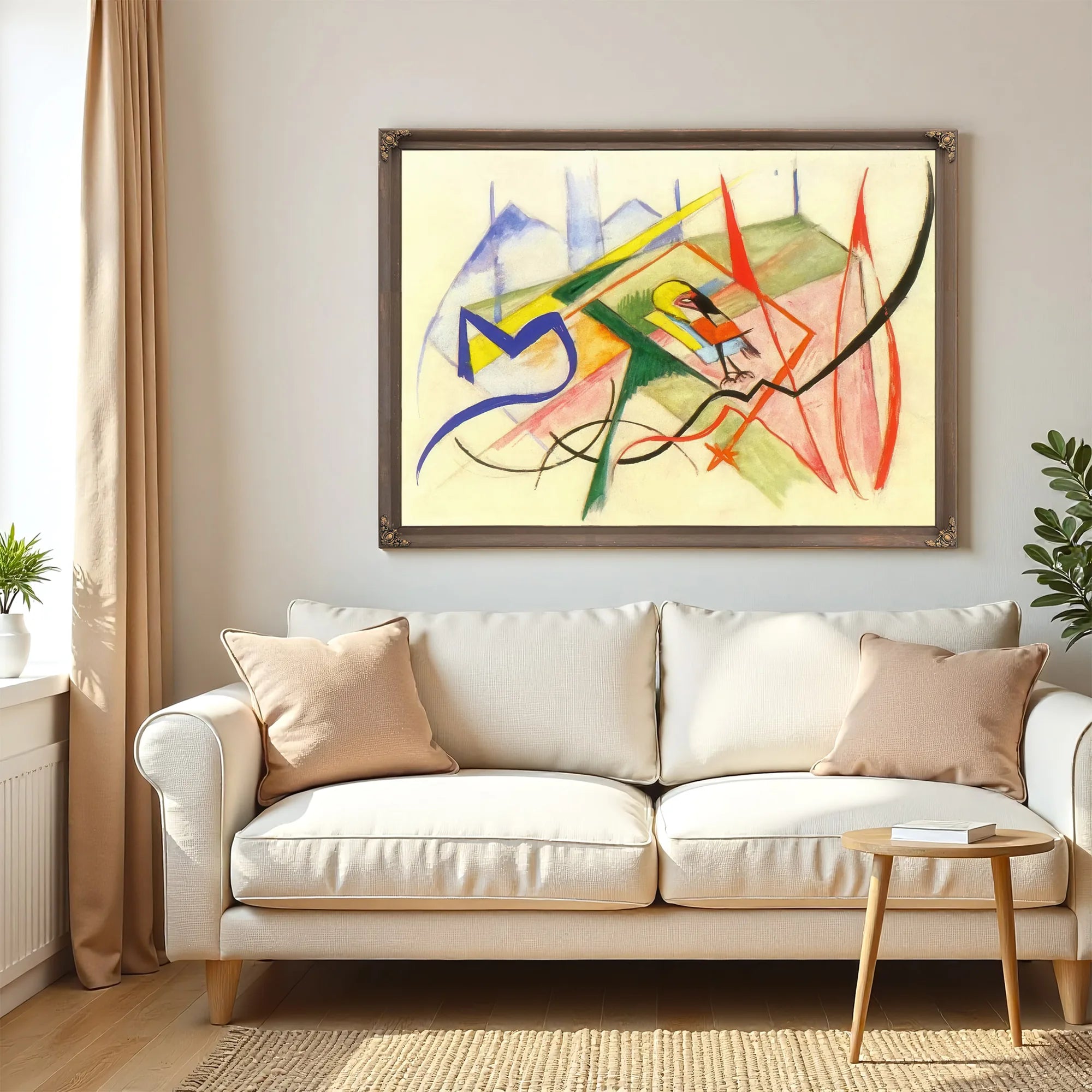 Smal Mythical Creature By Franz Marc Fine Art Print