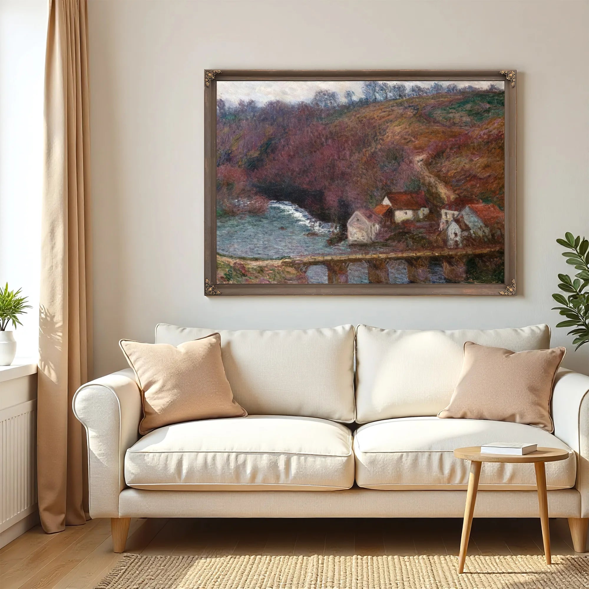 The Grand Creuse At Pont De Vervy By Claude Monet Fine Art Print