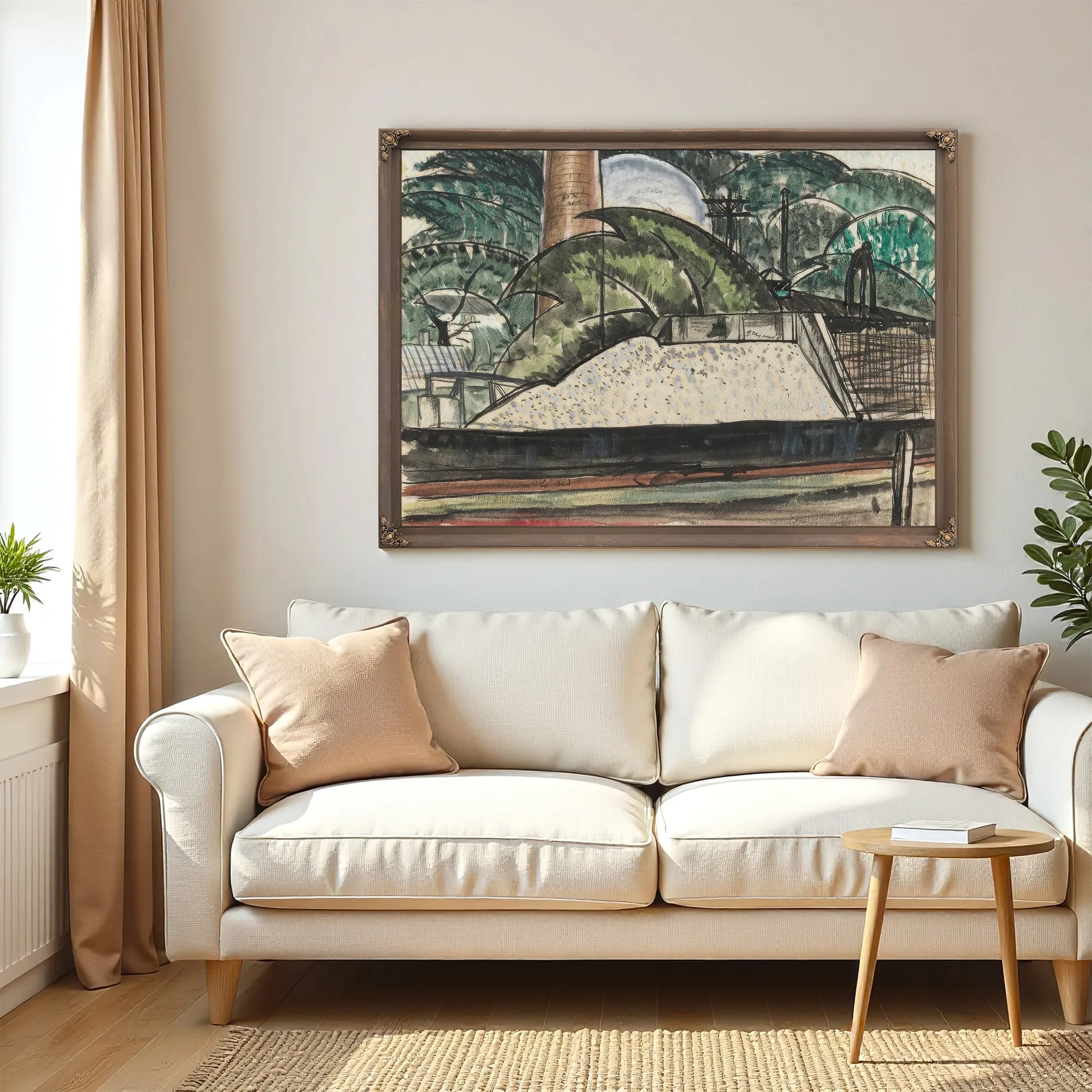 Power House Dock By Arthur Dove Fine Art Print