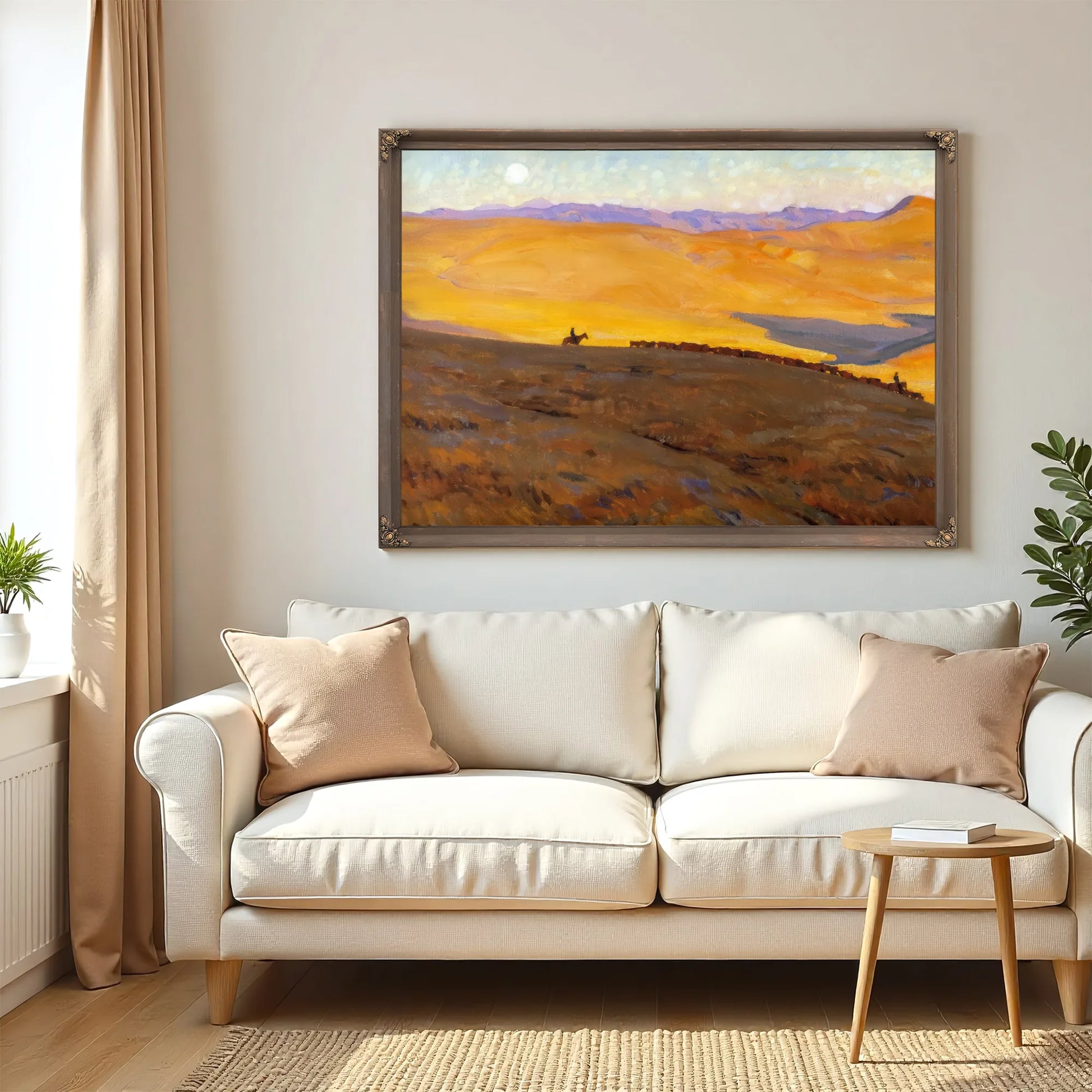 Cattle Country By Maynard Dixon Fine Art Print
