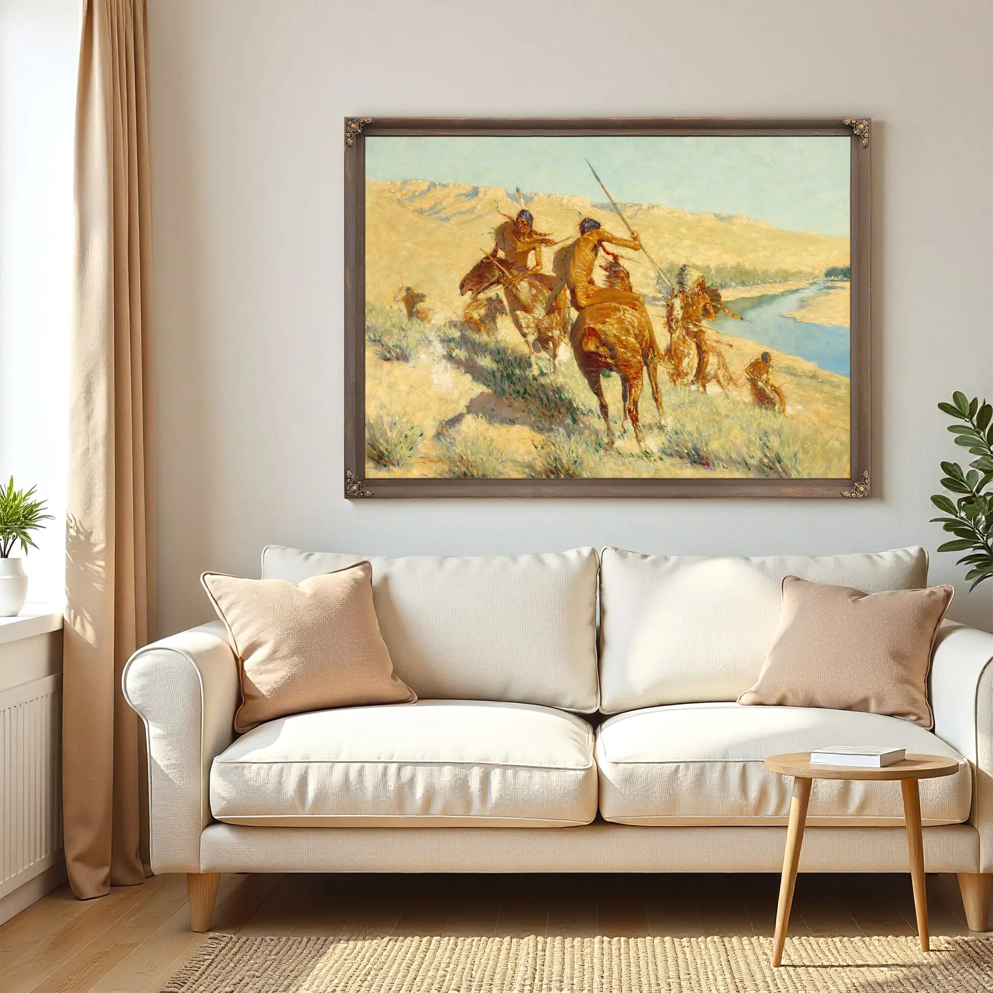 Episode Of The Buffalo Gun by Frederic Remington
