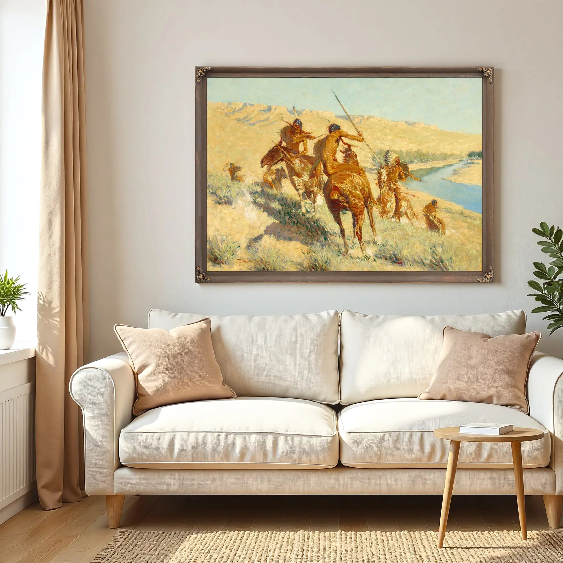 Episode Of The Buffalo Gun by Frederic Remington
