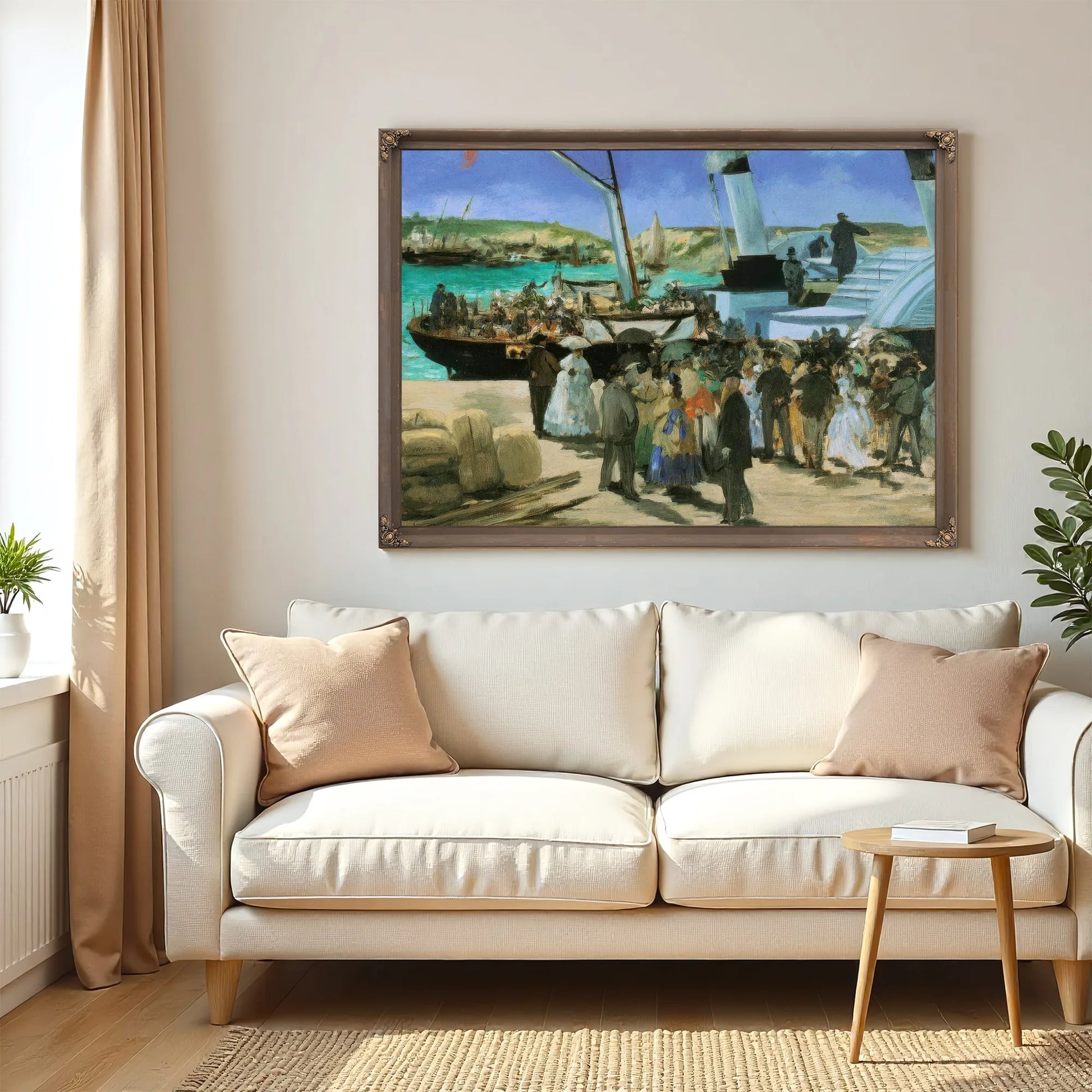 Folkestone Boat Boulogne By Edouard Manet Fine Art Print