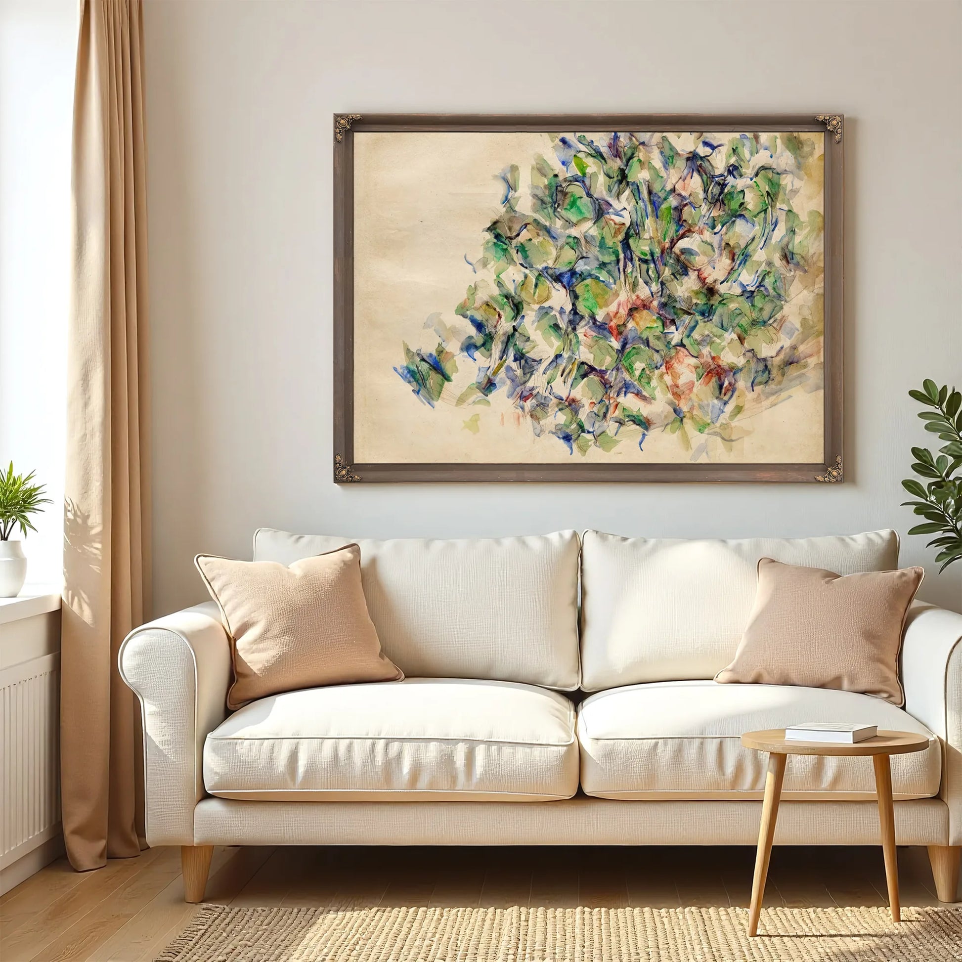 Foliage By Paul Cezanne Fine Art Print