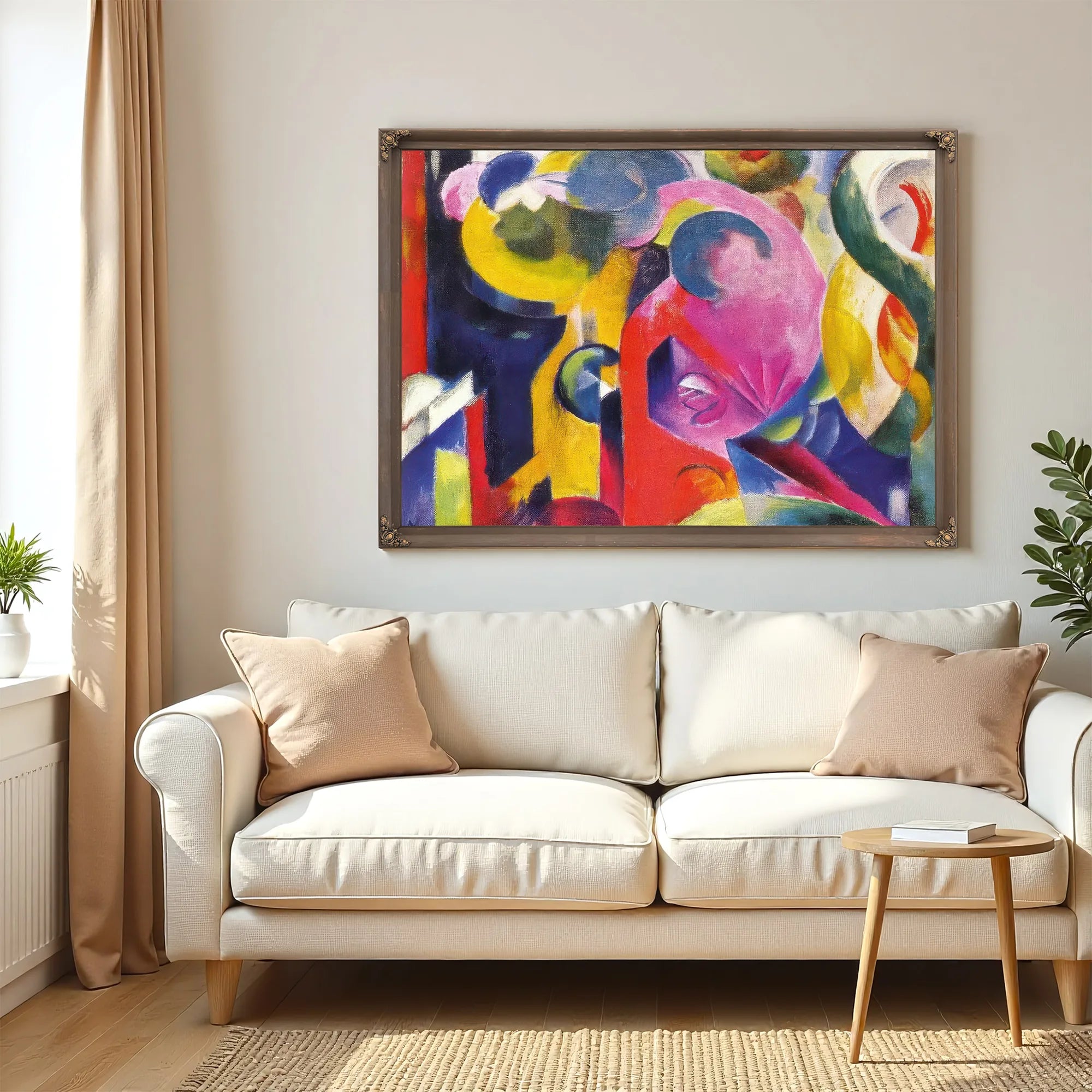 Small Composition Iii By Franz Marc Fine Art Print