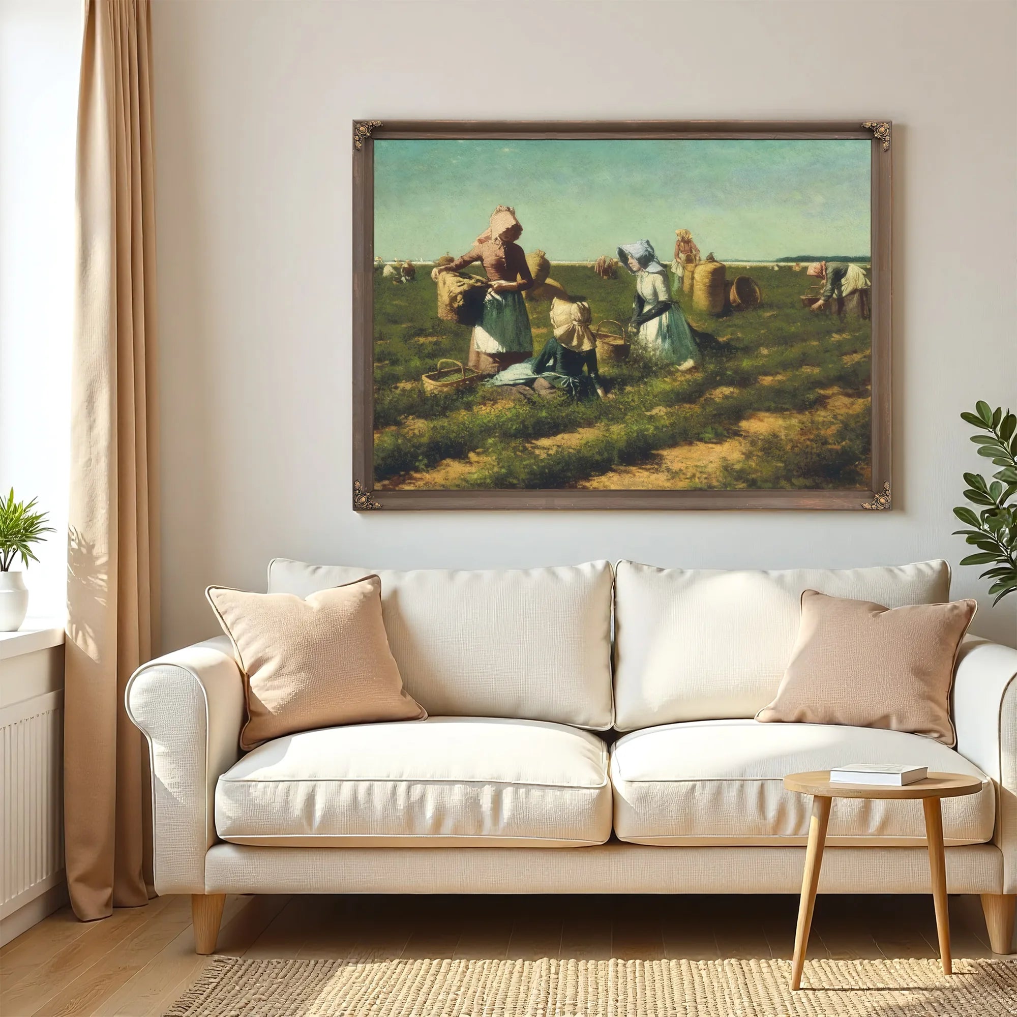 The Peapickers Of Long Island By Harry Roseland Fine Art Print