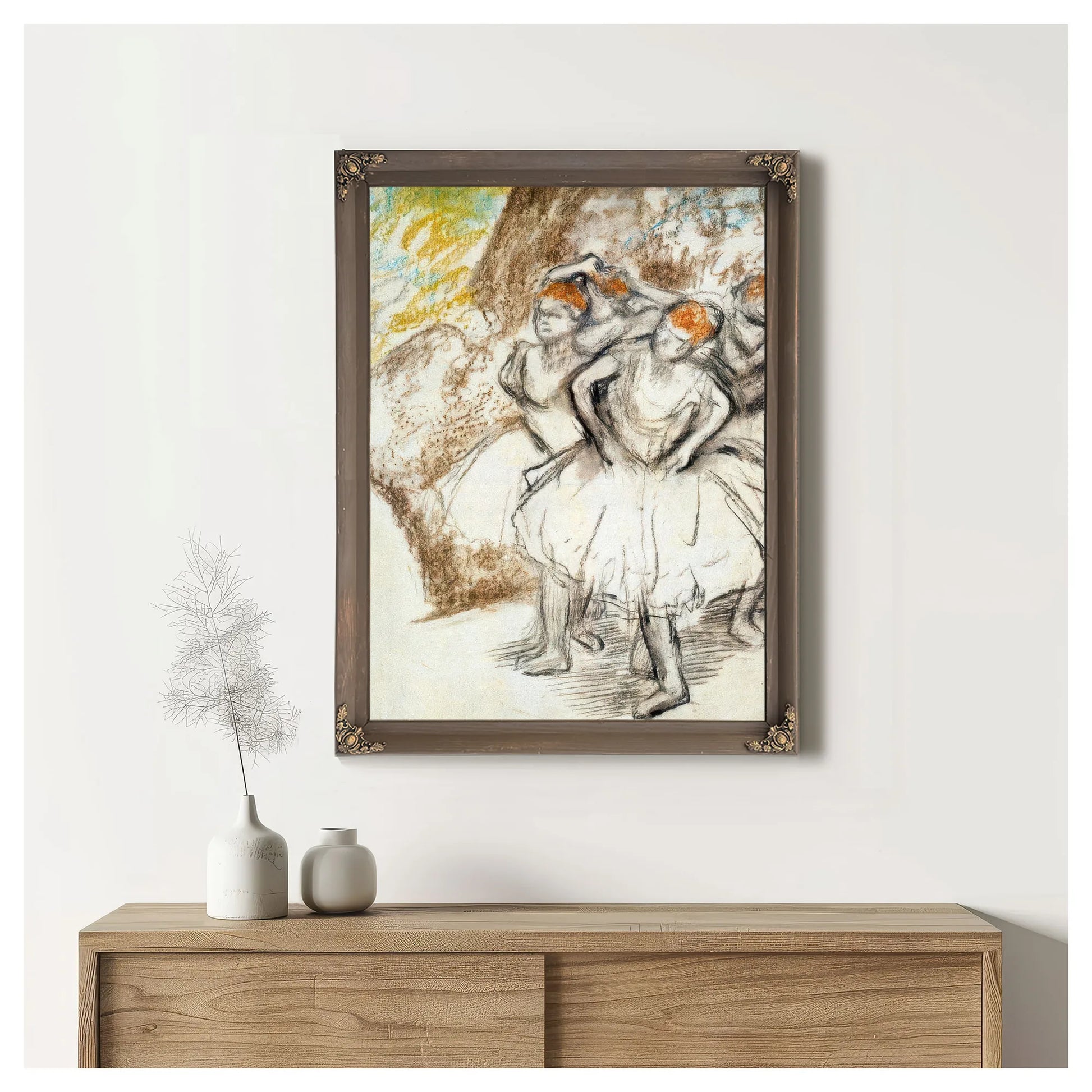 Study For Dancers In Pink By Edgar Degas Fine Art Print