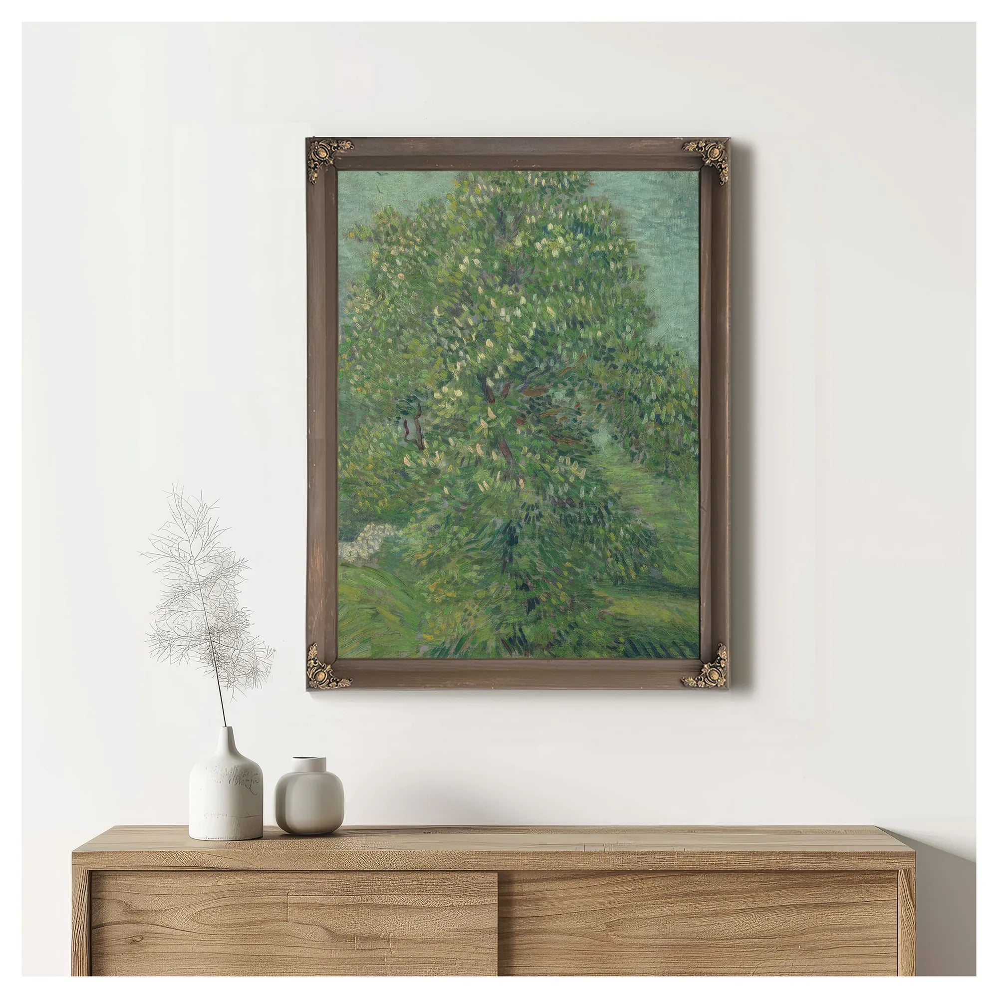 Horse Chestnut Tree In Blossom By Vincent Van Gogh Fine Art Print