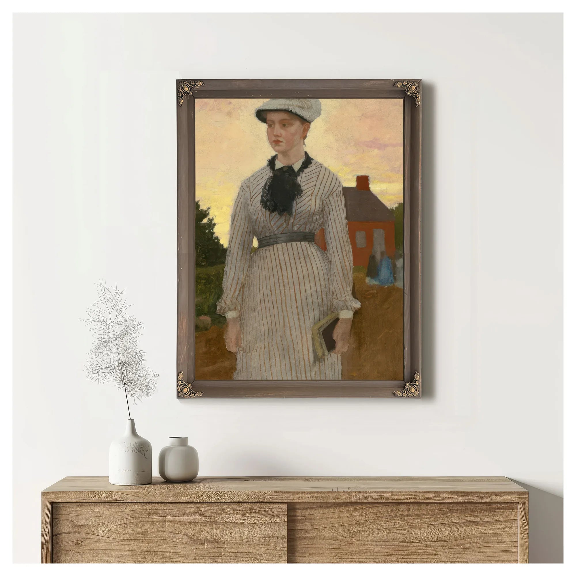 The Red School House By Winslow Homer Fine Art Print