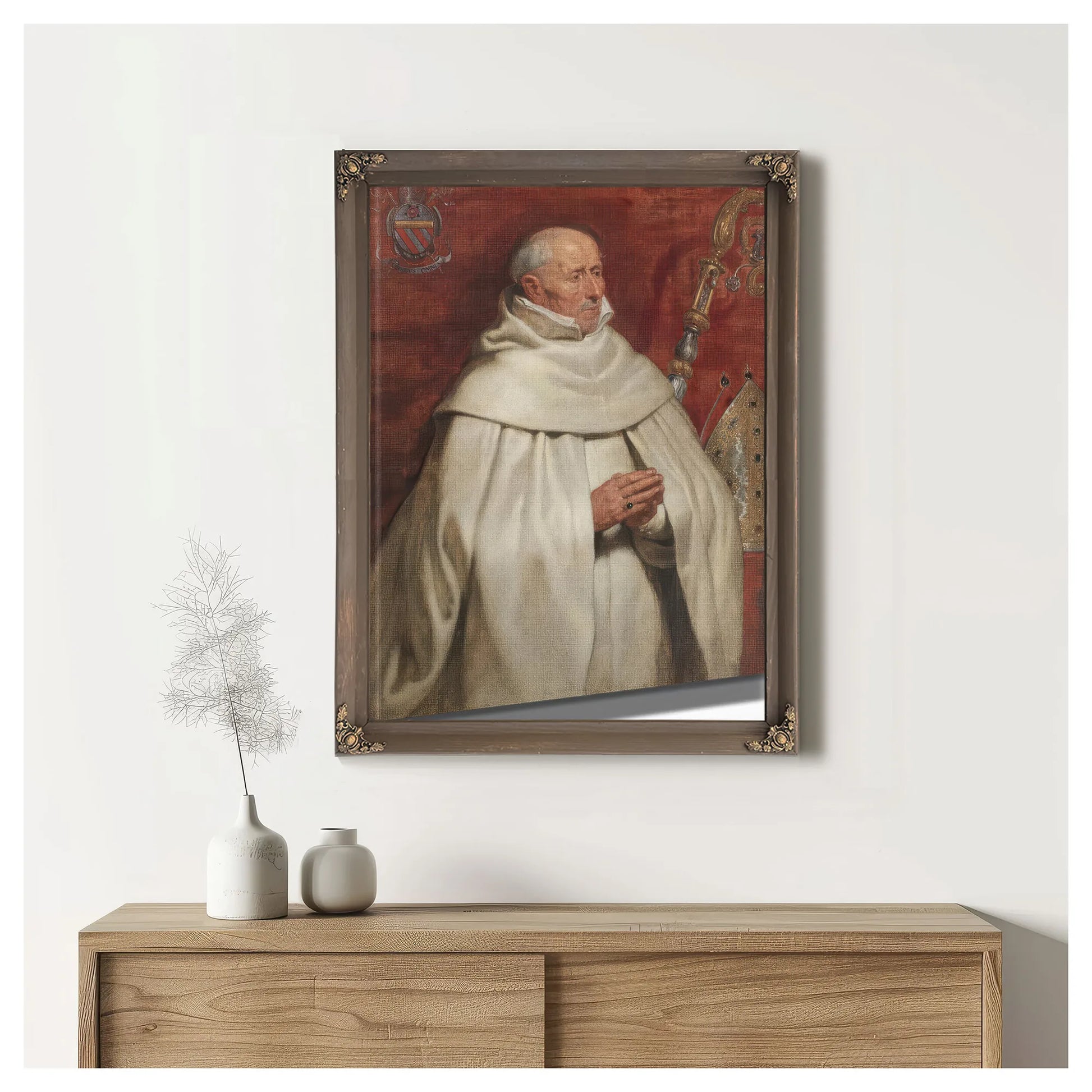 Matthaeus Yrsselius (1541 1629) Abbot Of Sint Michiel's Abbey In Antwerp By Peter Paul Rubens Fine Art Print