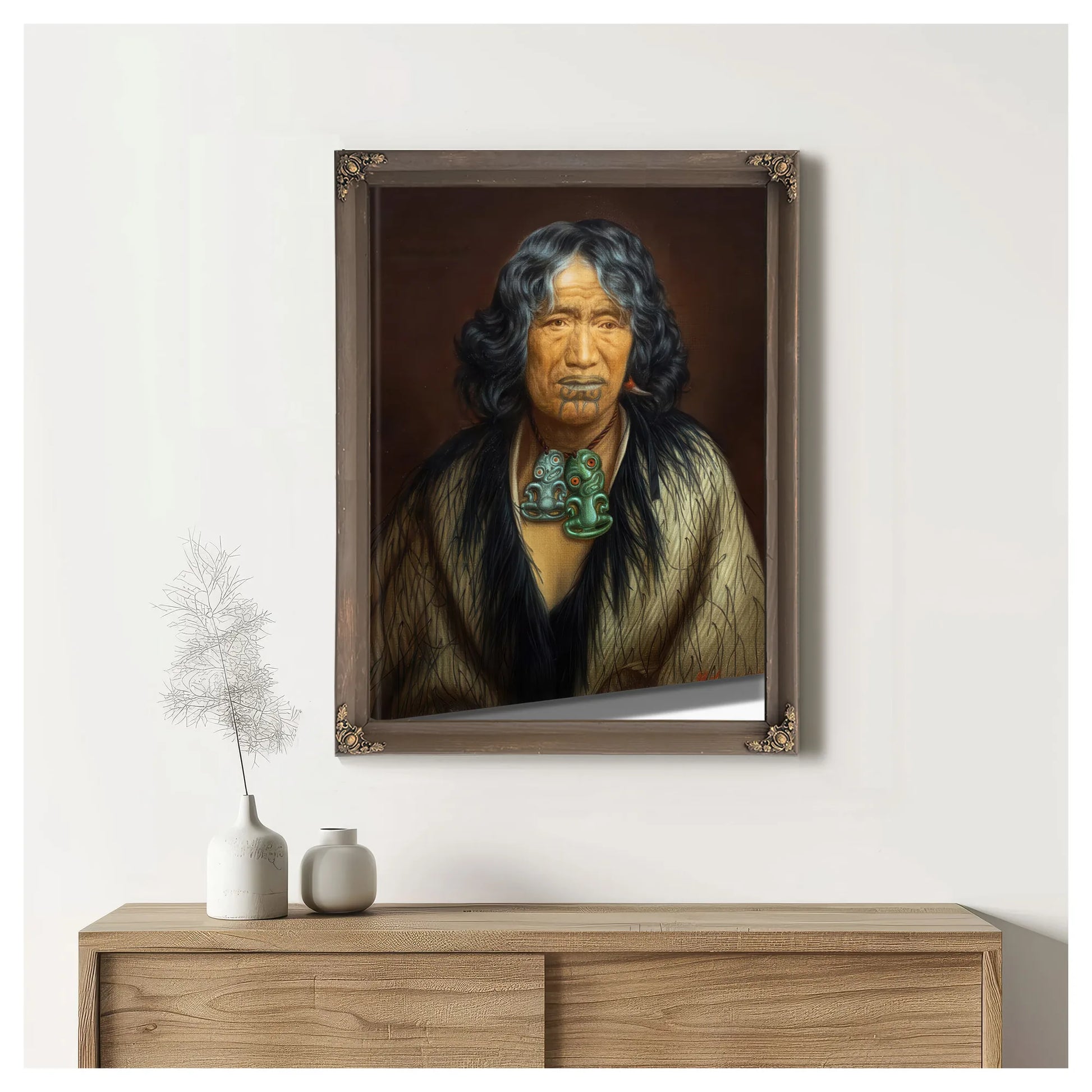 Kuinioroa Daughter Of Rangi Kopinga 1880 By Gottfried Lindauer Fine Art Print