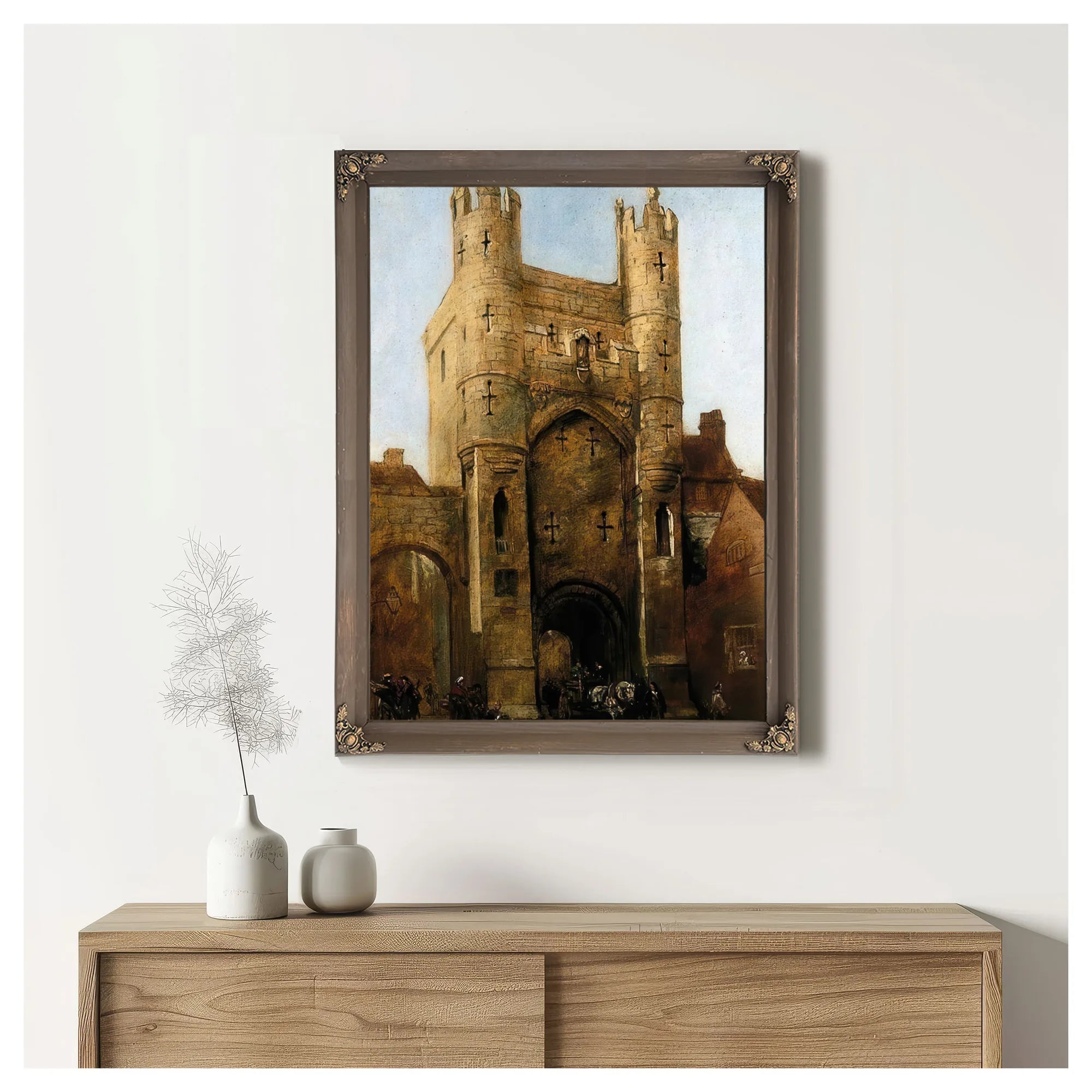 Monk Bar, York By William Etty Fine Art Print