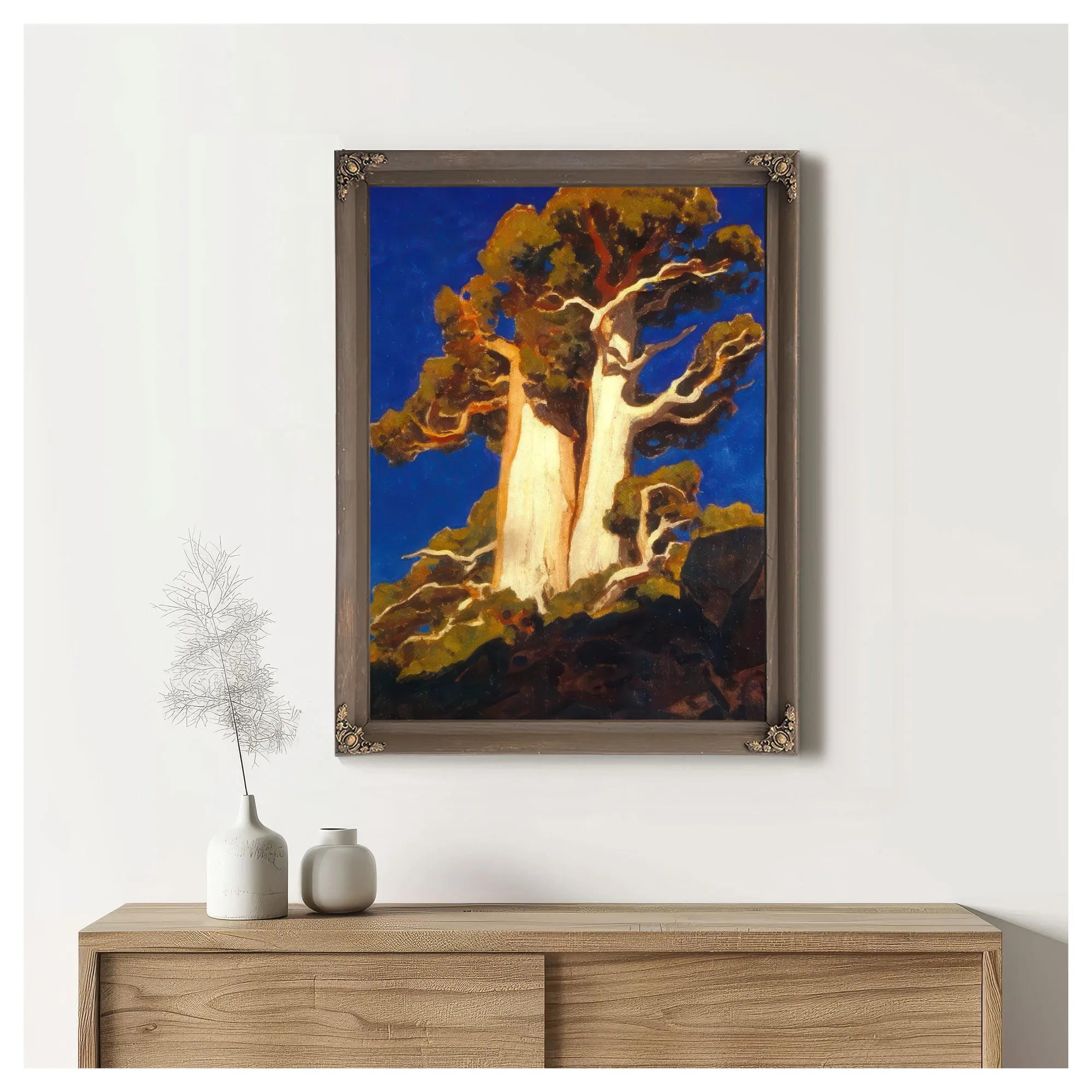 Mountain Juniper By Maynard Dixon Fine Art Print