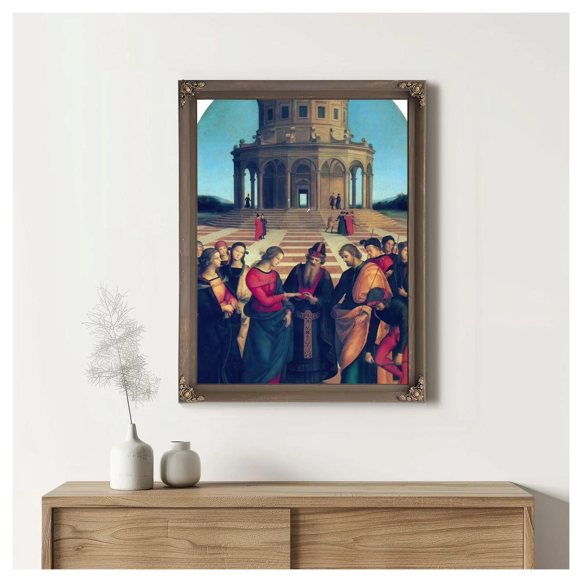Marriage Of The Virgin By Raphael Fine Art Print