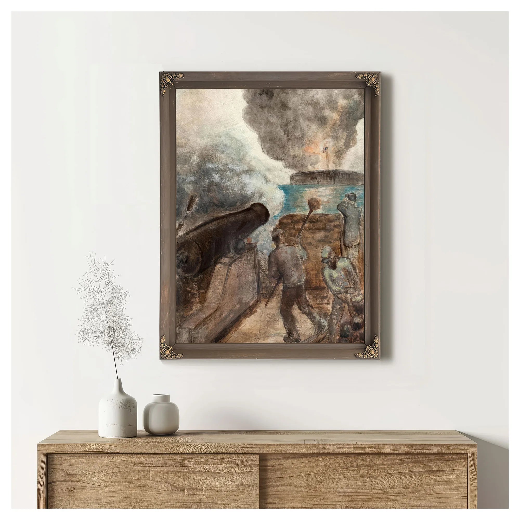 Sumter From John Browns Body By John Steuart Curry Fine Art Print