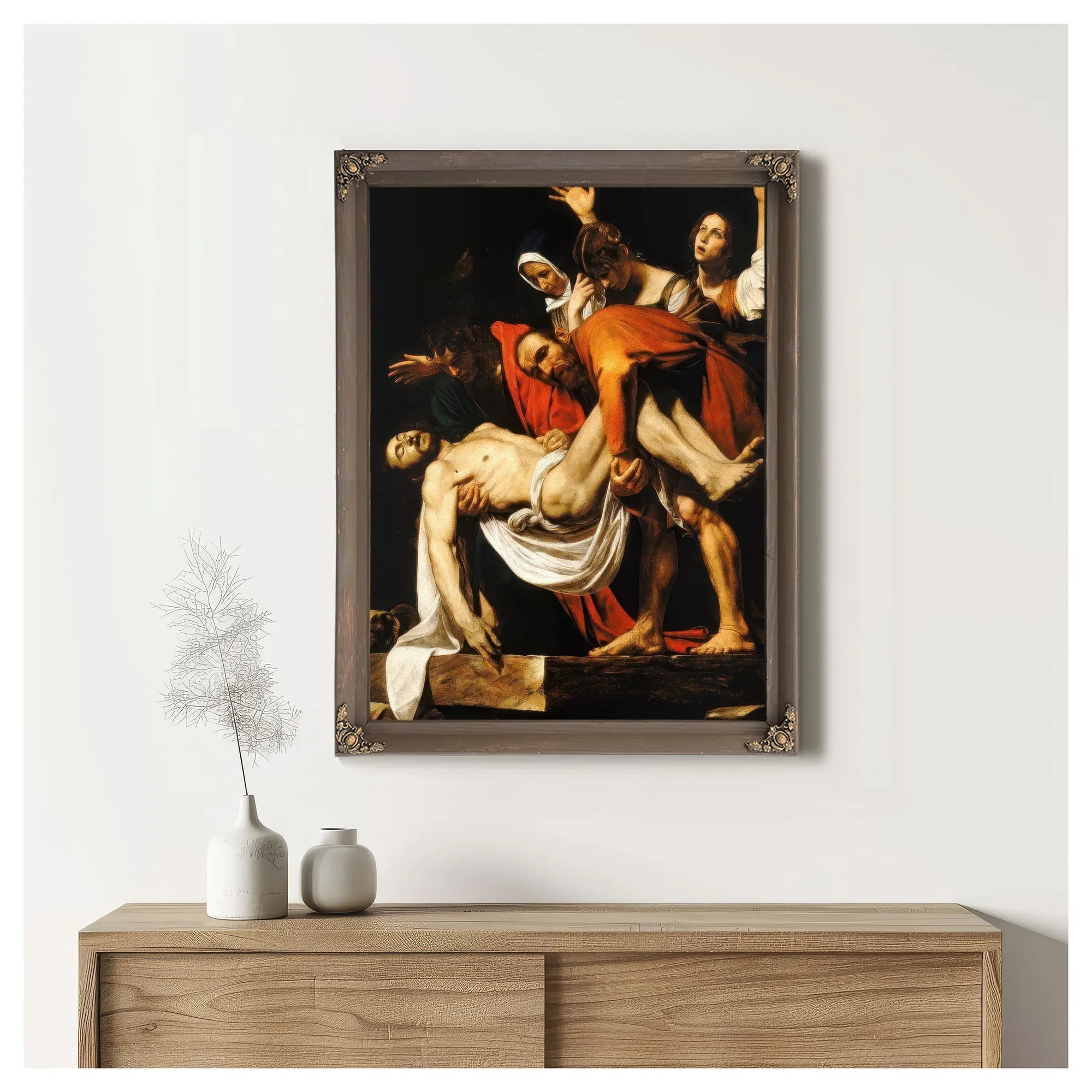The Entombment Of Christ 1603 By Caravaggio Fine Art Print