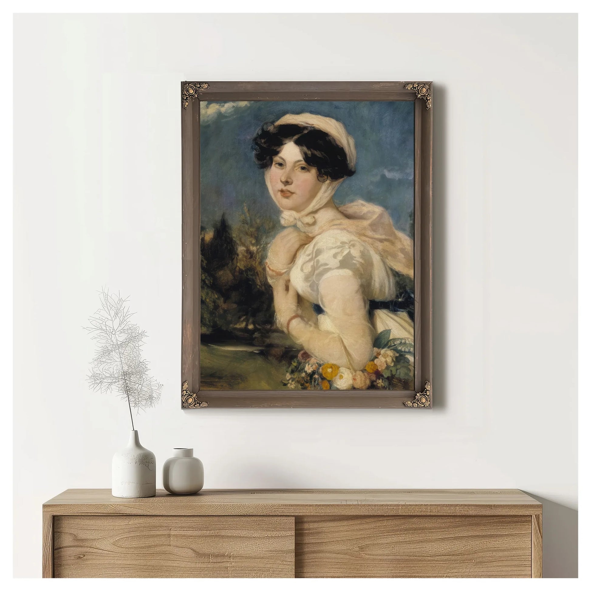 Miss Mary Arabella Jay By William Etty Fine Art Print