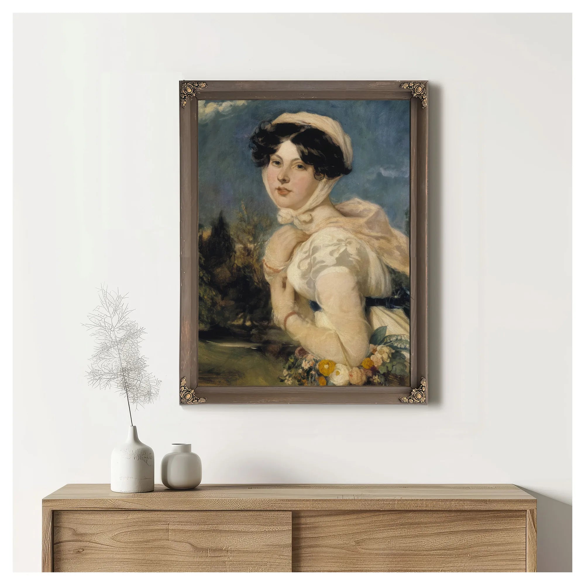 Miss Mary Arabella Jay By William Etty Fine Art Print