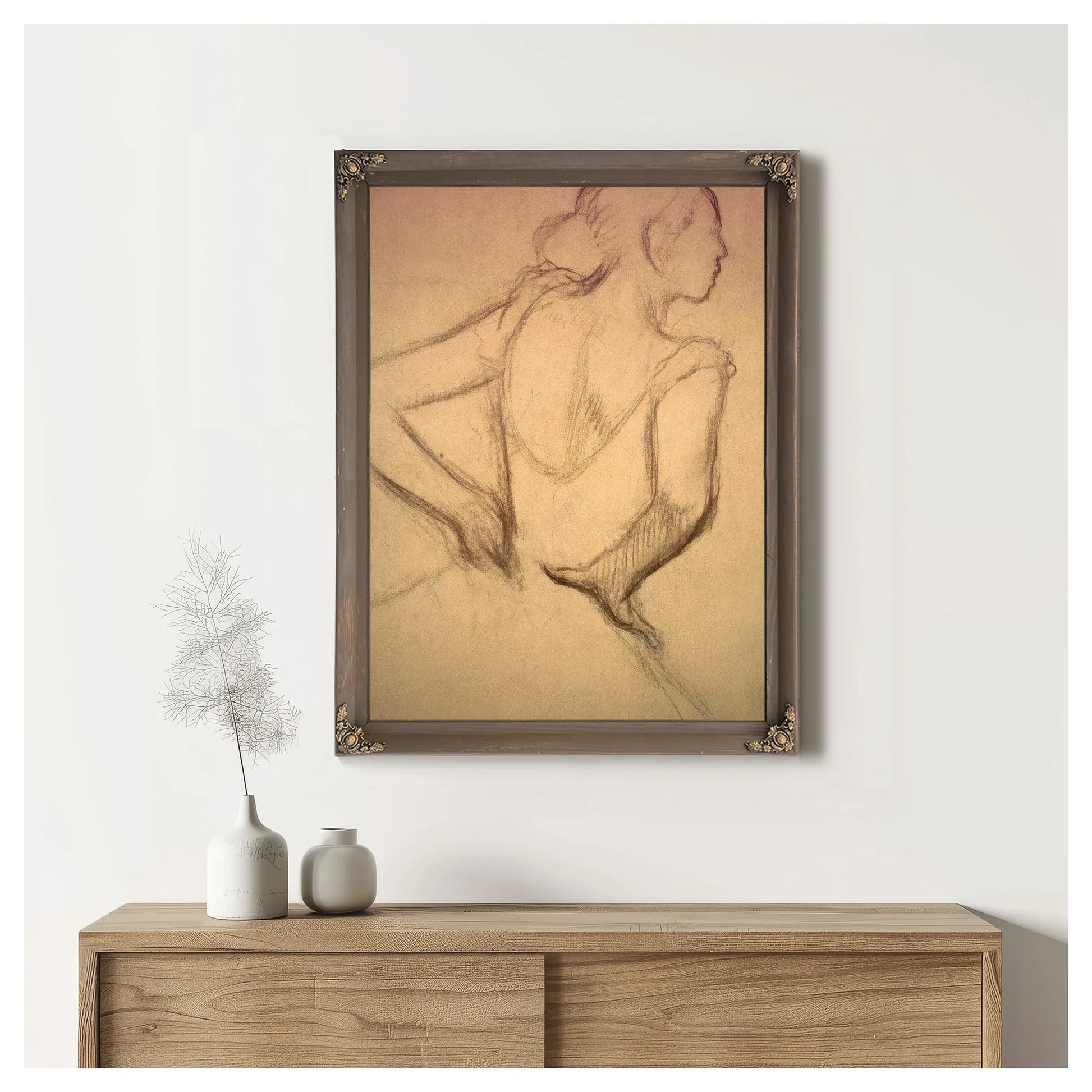 Standing Dancer By Edgar Degas Fine Art Print