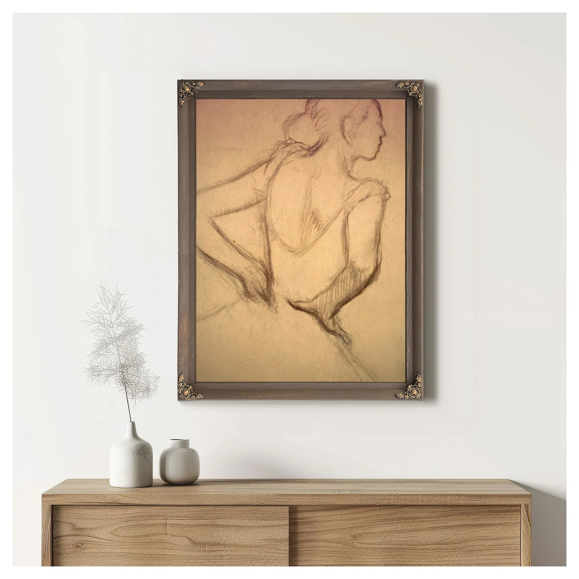 Standing Dancer By Edgar Degas Fine Art Print