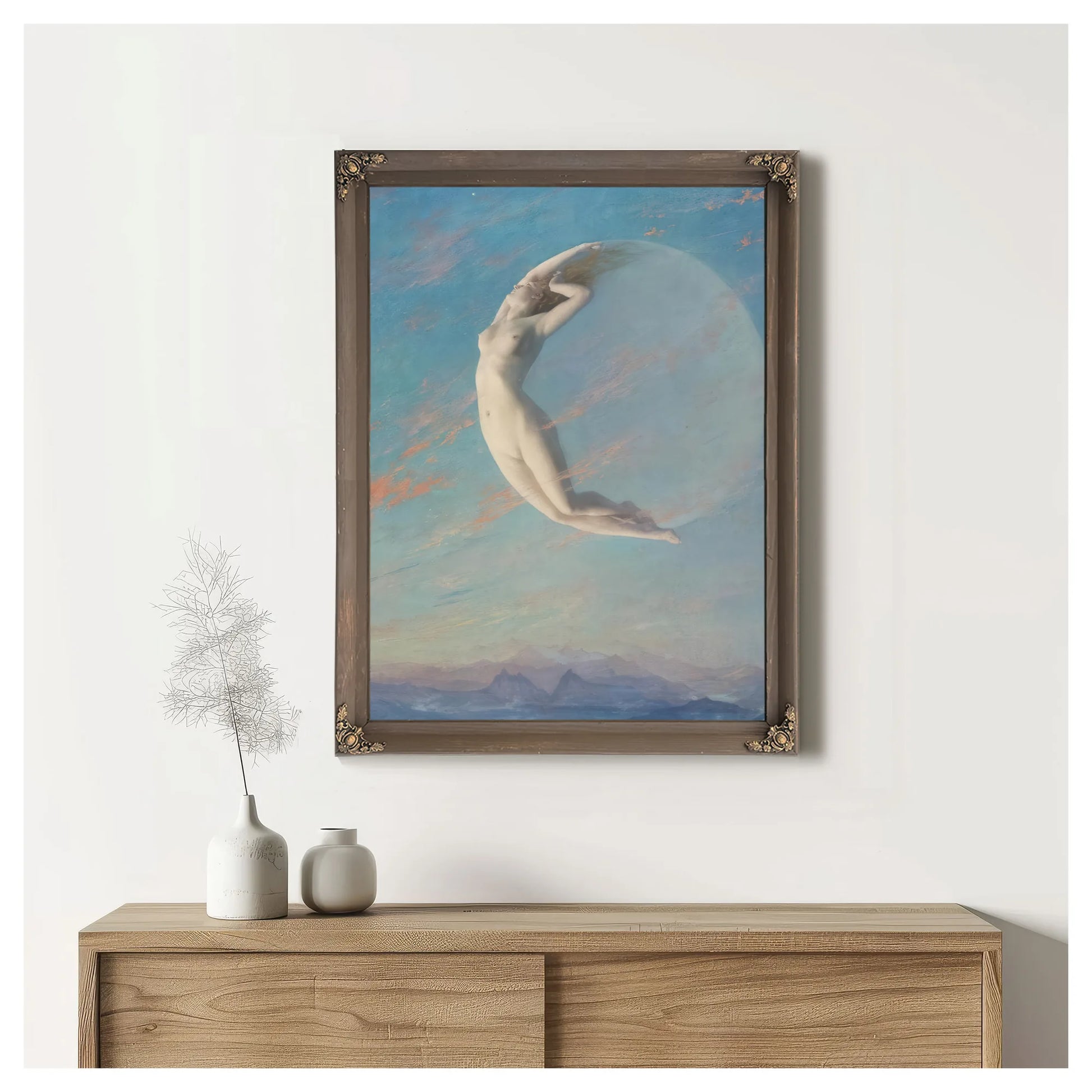 Selene By Albert Aublet Fine Art Print