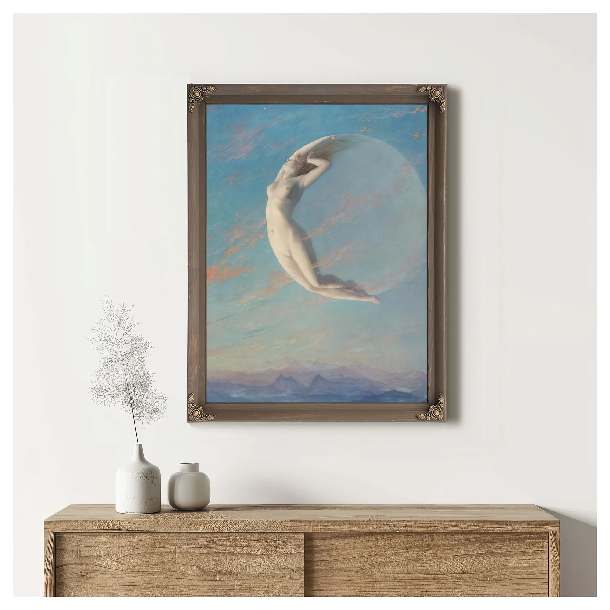 Selene By Albert Aublet Fine Art Print