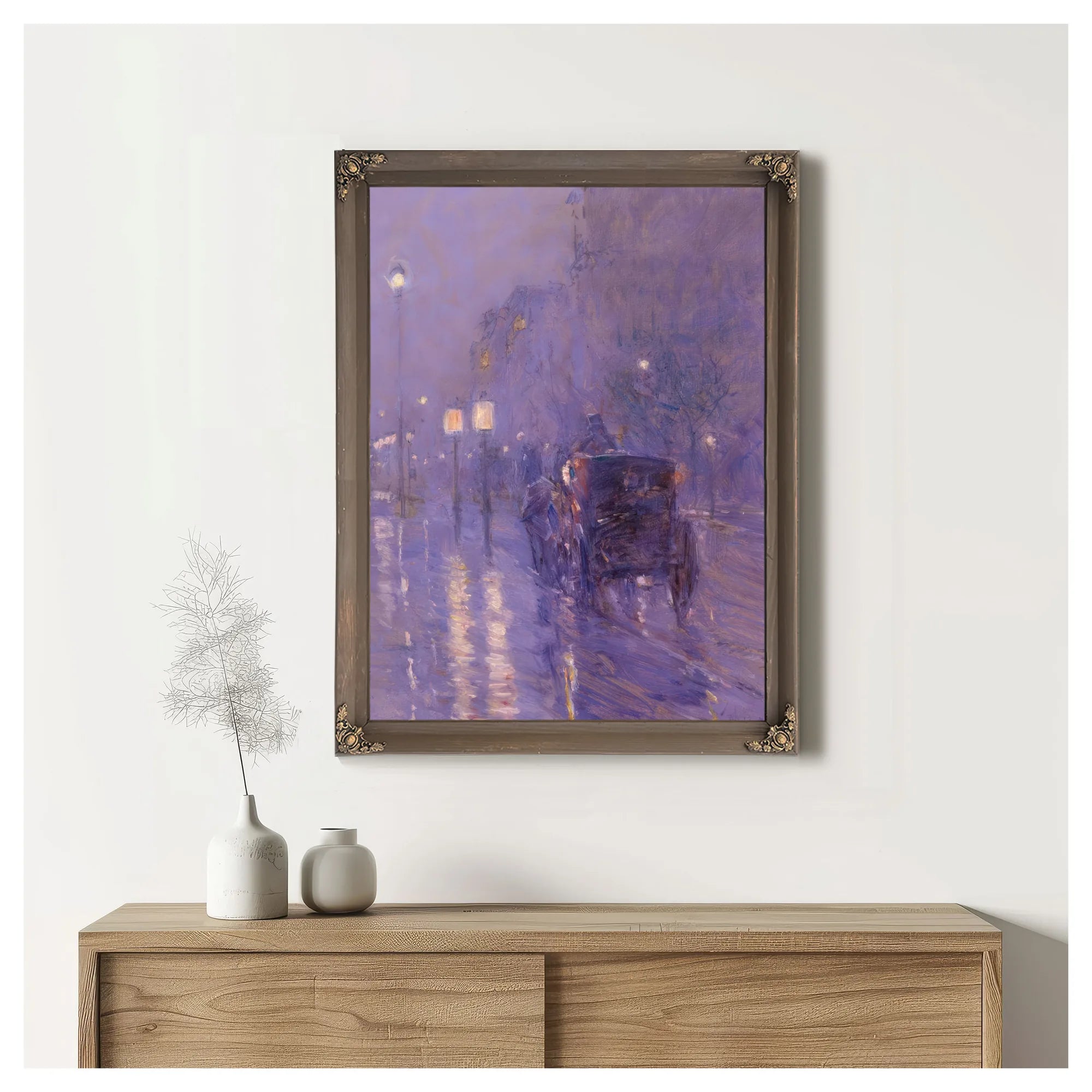 Rainy Midnight By Childe Hassam Fine Art Print
