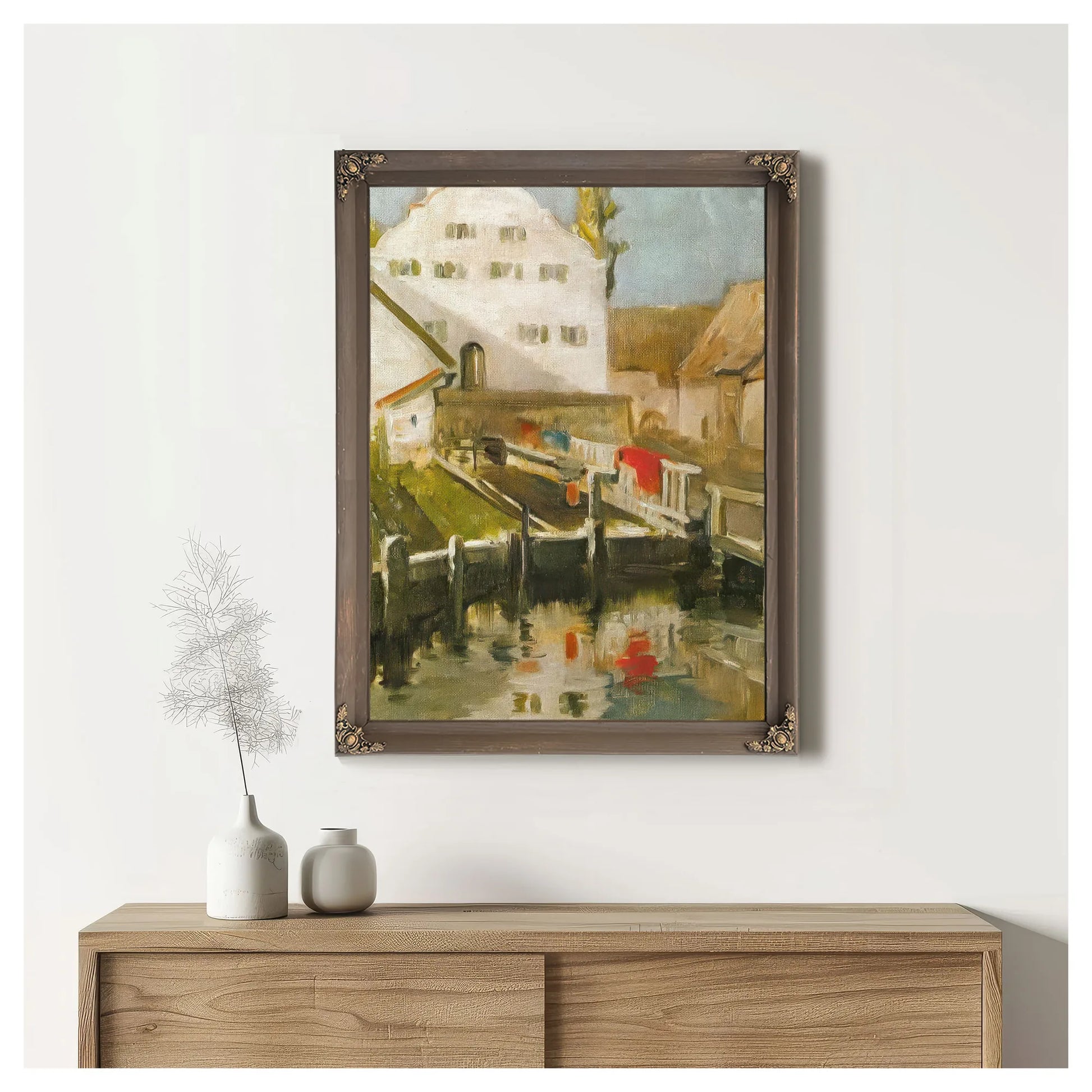 Indersdorf By Franz Marc Fine Art Print