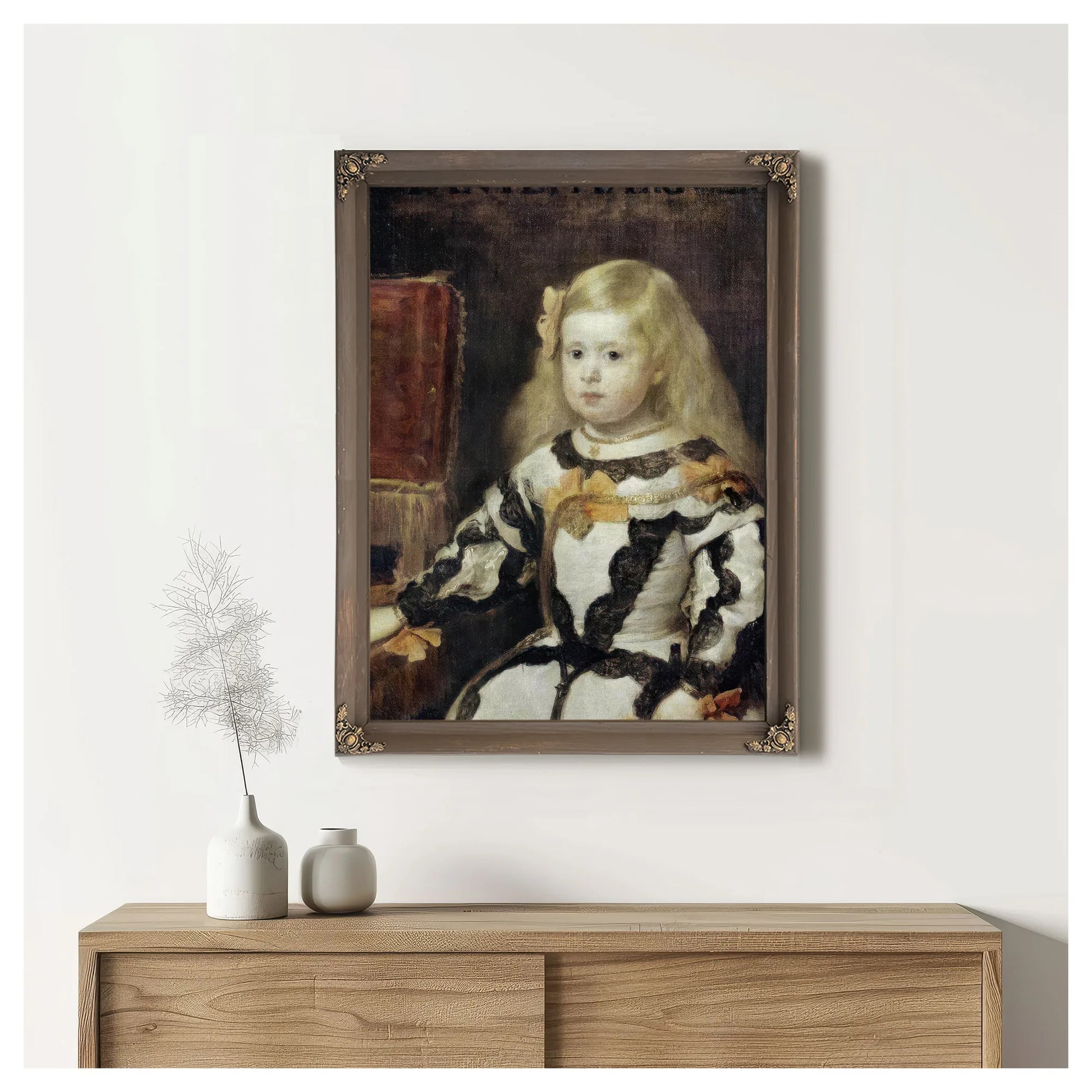 Portrait Of The Infanta Margarita By Diego Velazquez Fine Art Print