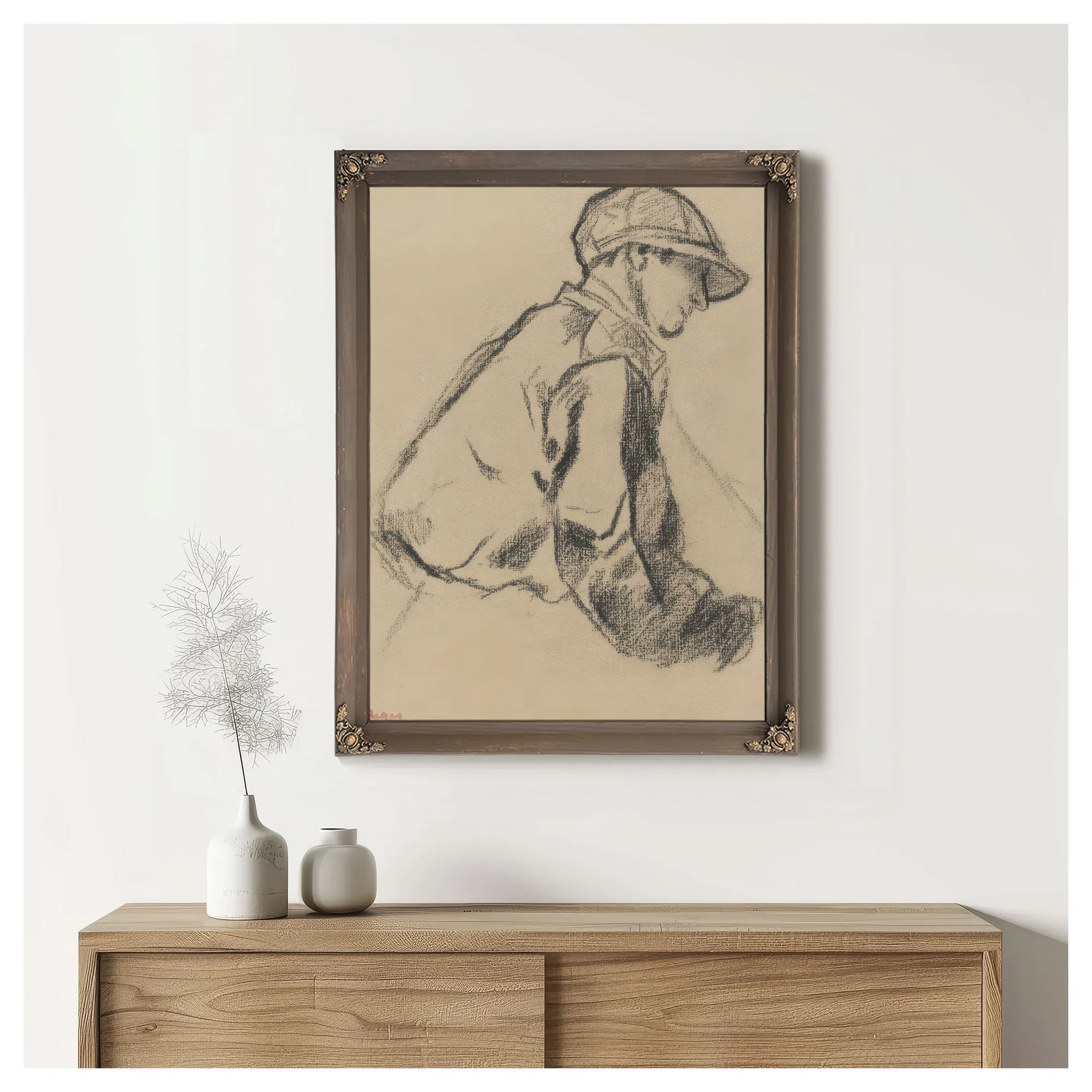 Study Of A Jockey By Edgar Degas Fine Art Print