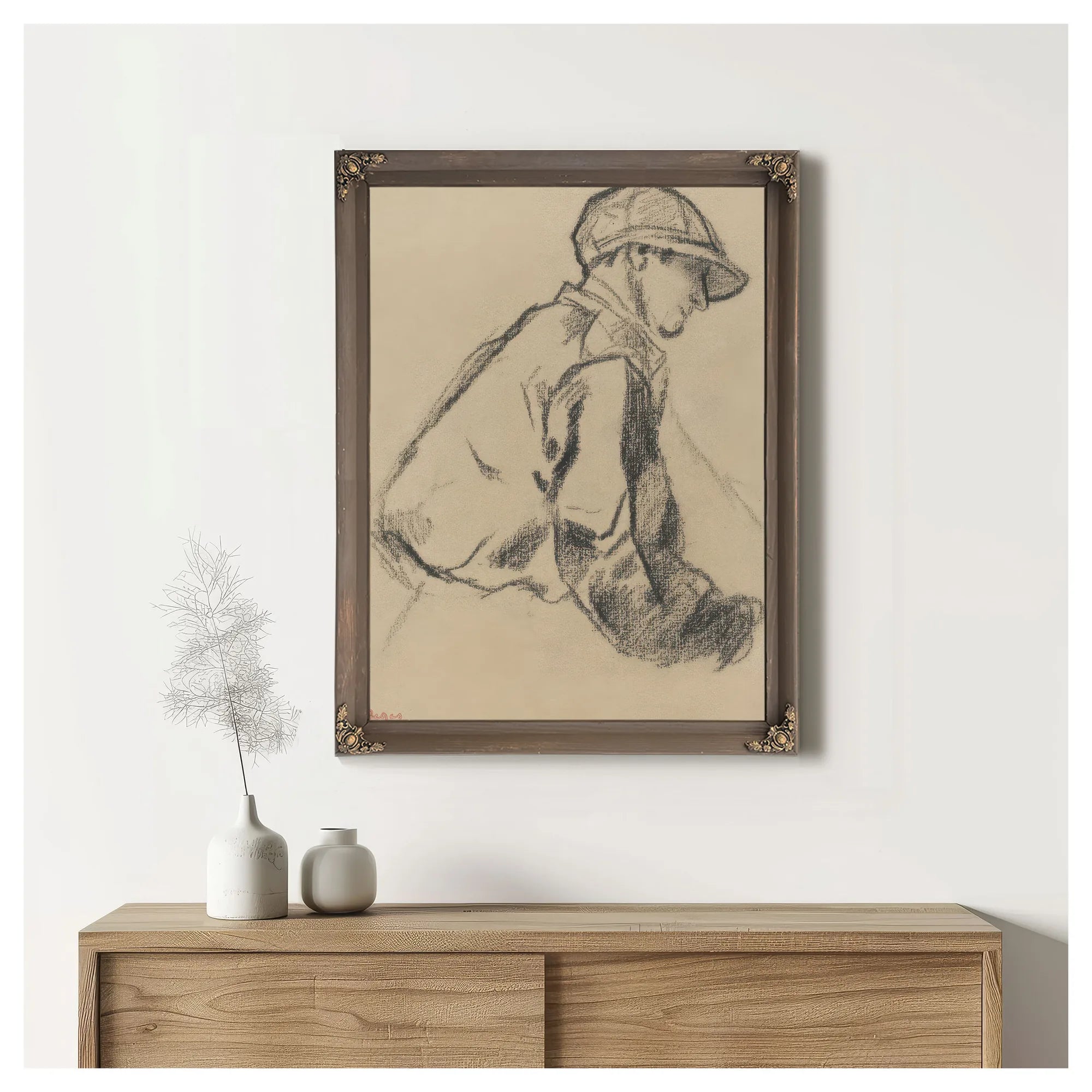 Study Of A Jockey By Edgar Degas Fine Art Print