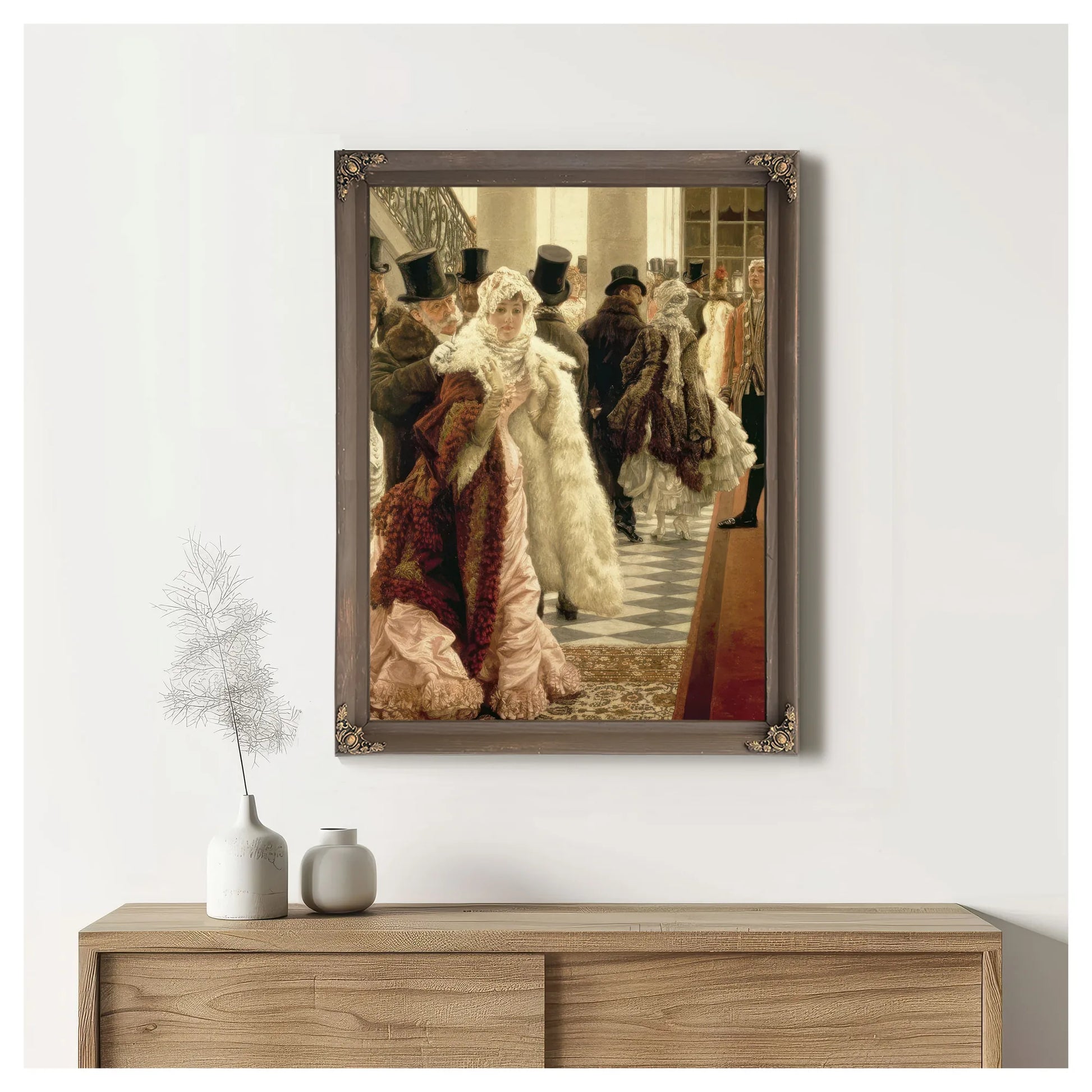 The Woman Of Fashion (La Mondaine) By James Tissot Fine Art Print