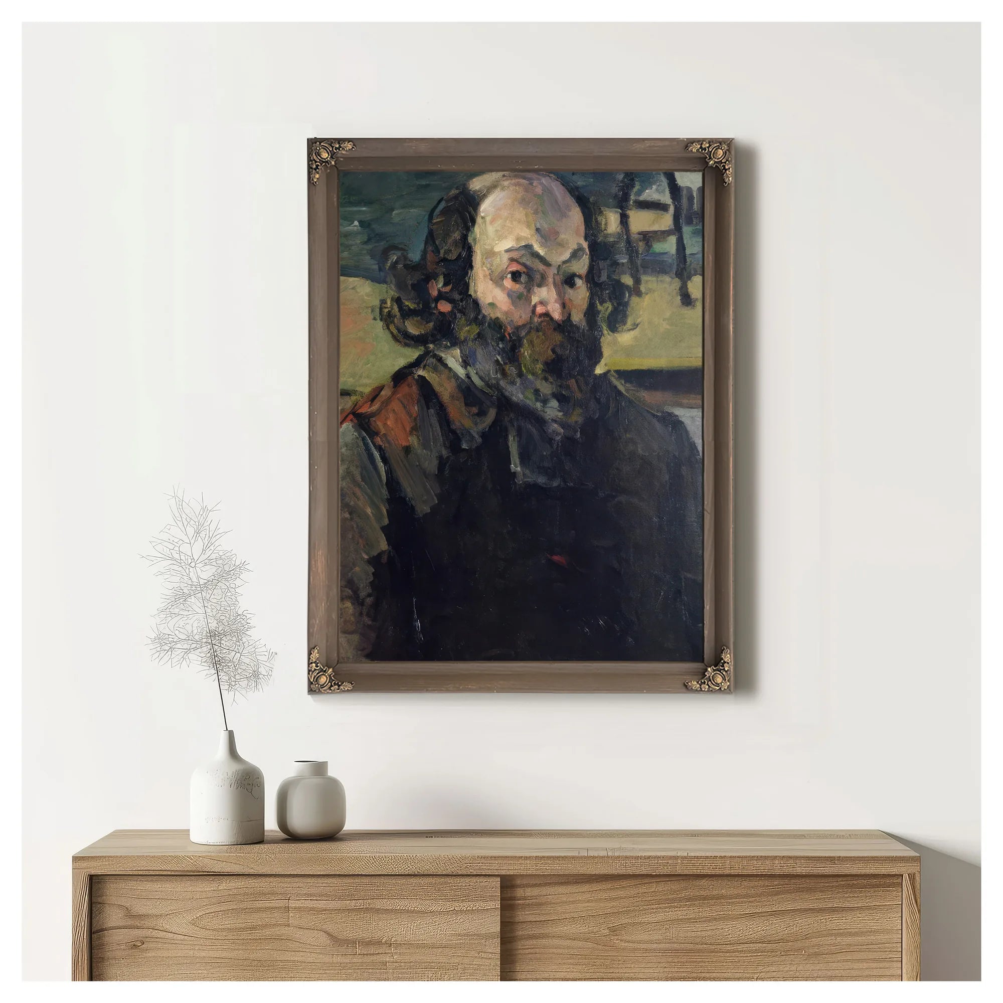 Self Portrait 3 By Paul Cezanne Fine Art Print
