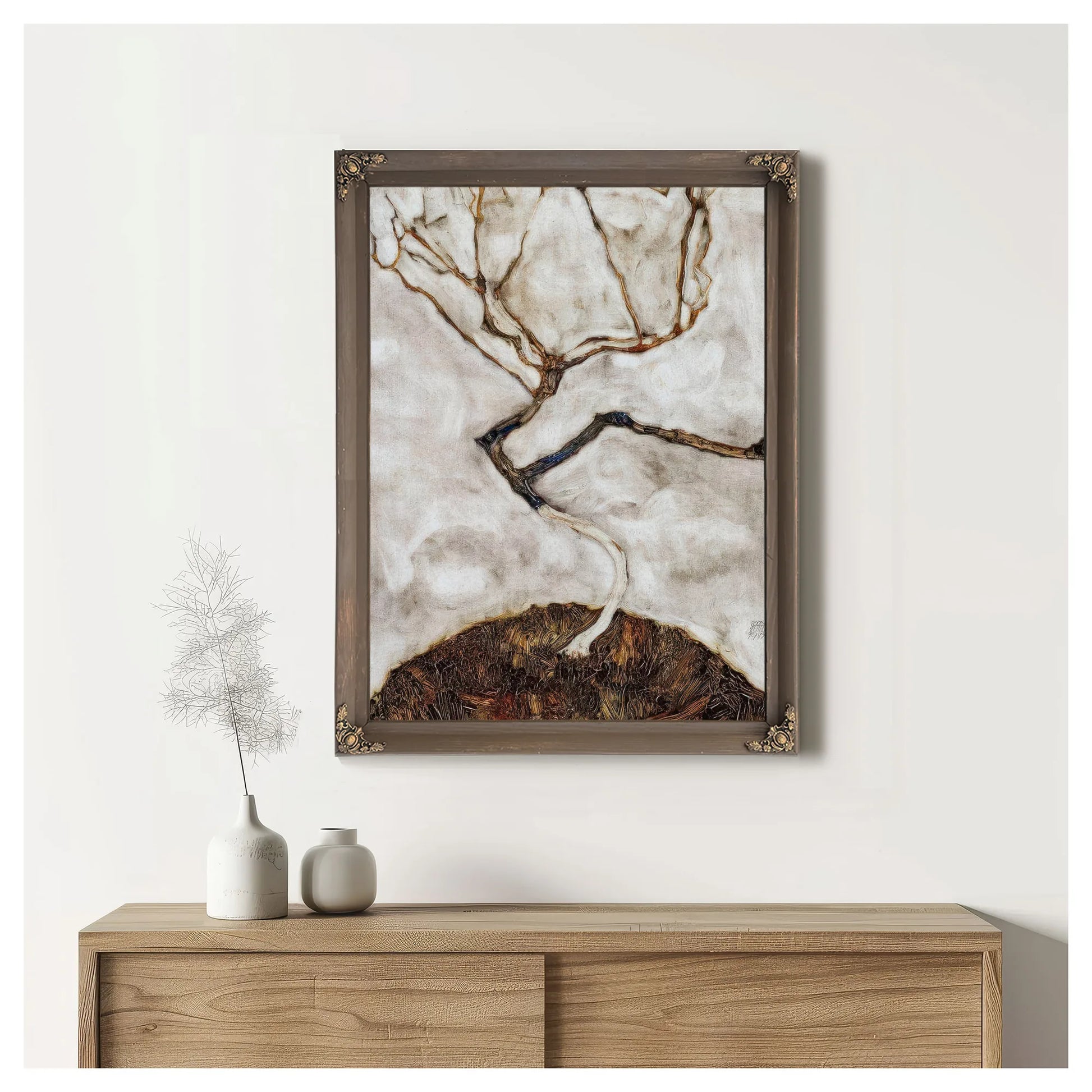 A Tree In Late Autumn 1911 42X33 4Cm Leopold Museum By Egon Schiele Fine Art Print