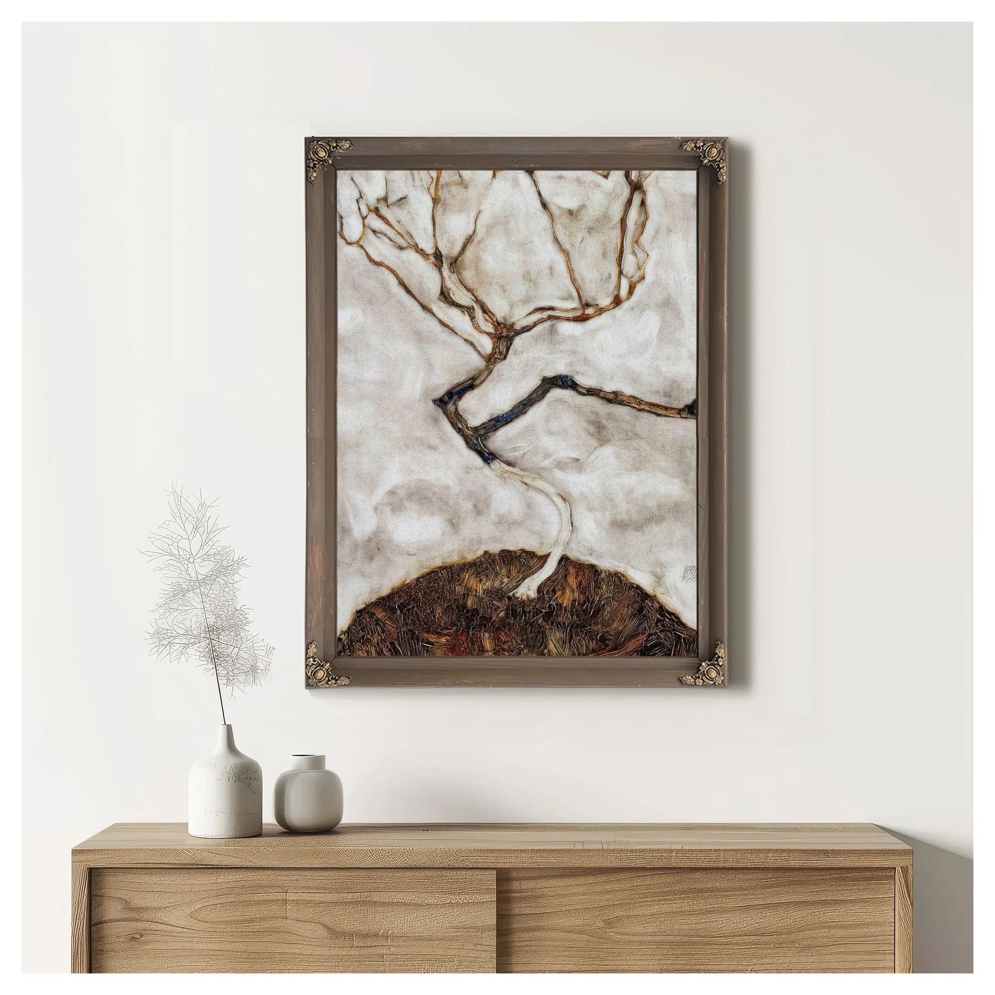 A Tree In Late Autumn 1911 42X33 4Cm Leopold Museum By Egon Schiele Fine Art Print