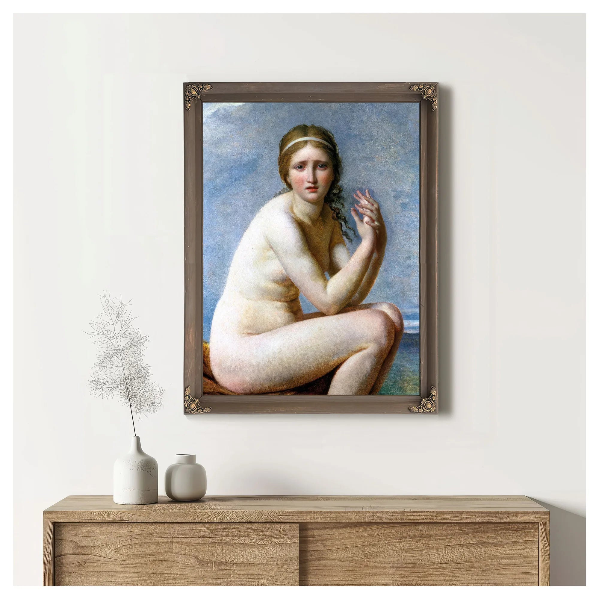 Psyche Abandoned 1795 By Jacques Louis David Fine Art Print