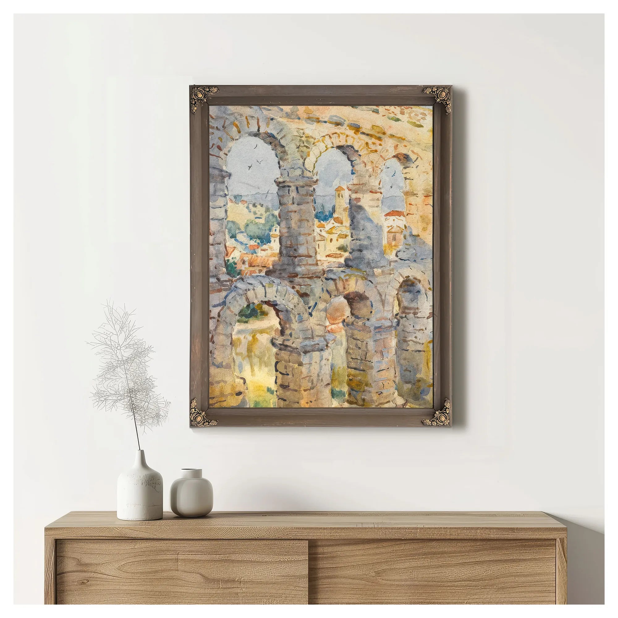 Italian Arches By Colin Campbell Cooper Fine Art Print